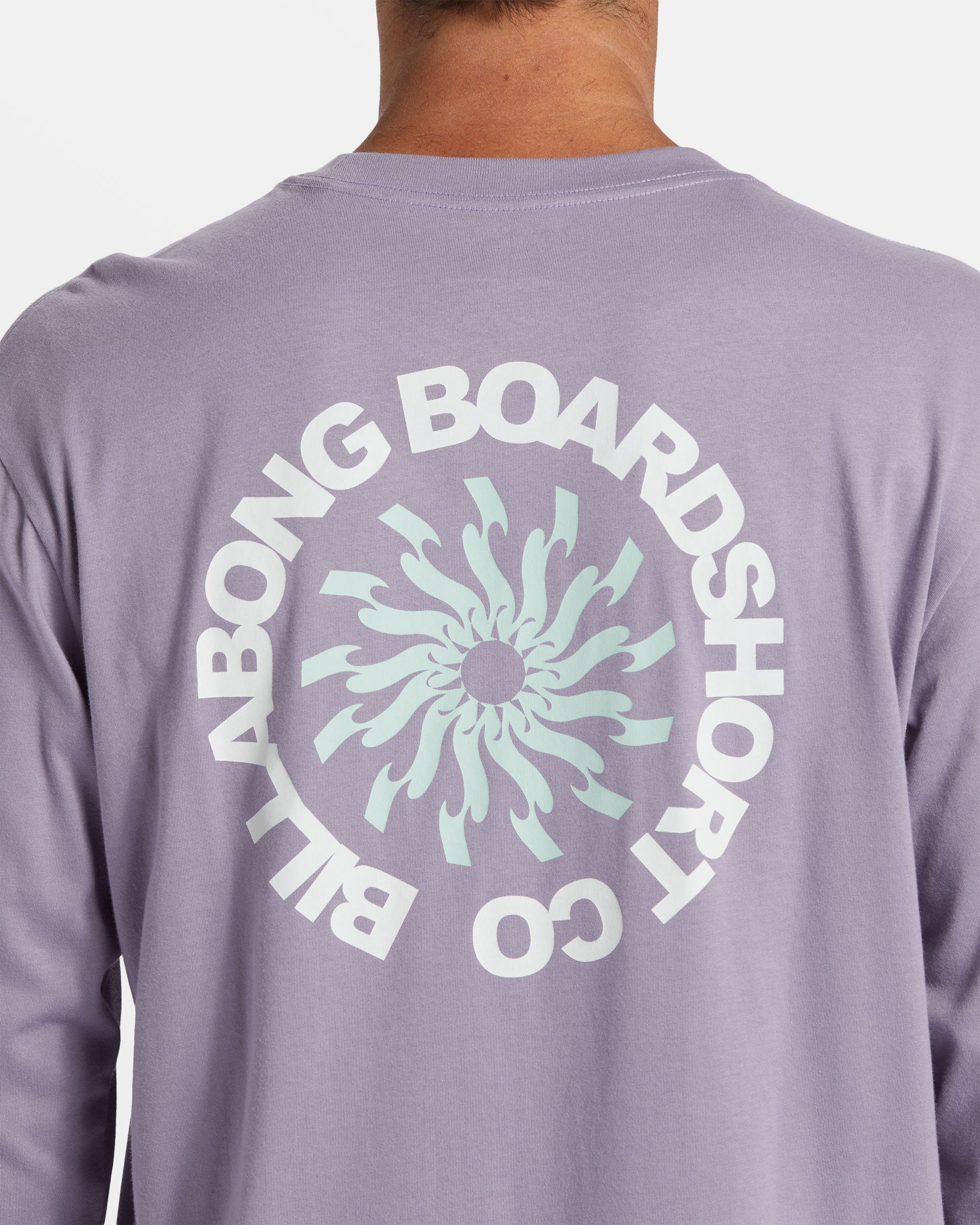 Billabong Whirlpool Long Sleeve T-shirt - Purple Ash -Biliabong Outlet