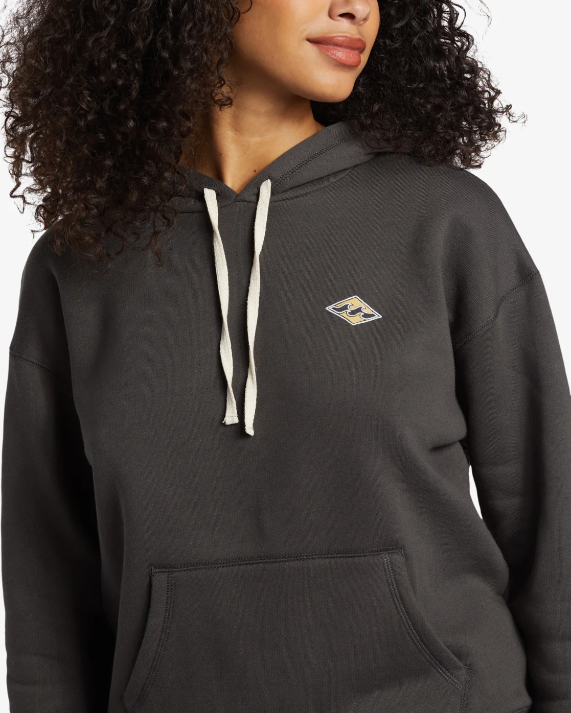 Billabong Circle Bloom Sweatshirt - Off Black -Biliabong Outlet