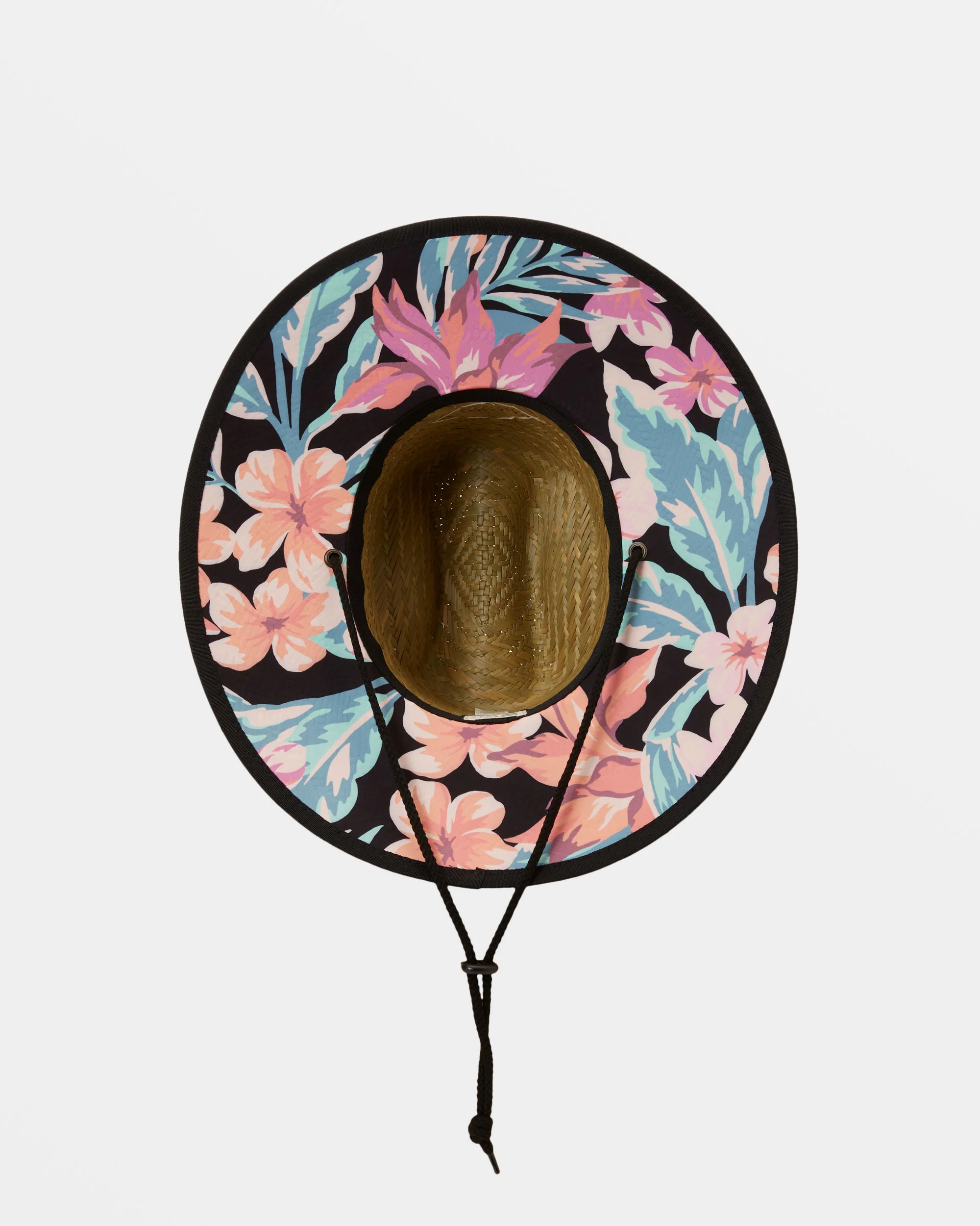 Billabong Tipton Straw Lifeguard Hat - Black Multi -Biliabong Outlet