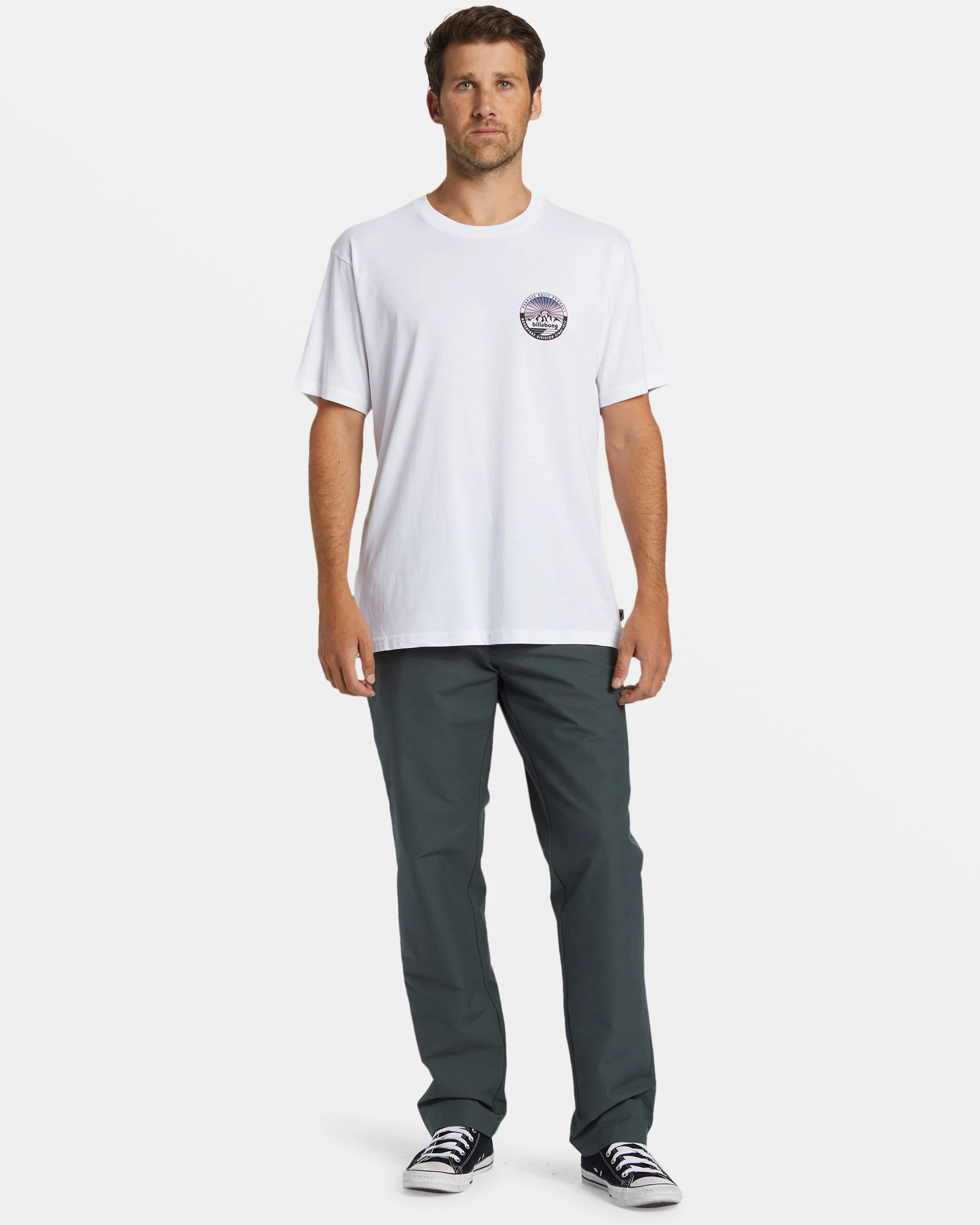 Billabong Rockies T-Shirt - White -Biliabong Outlet