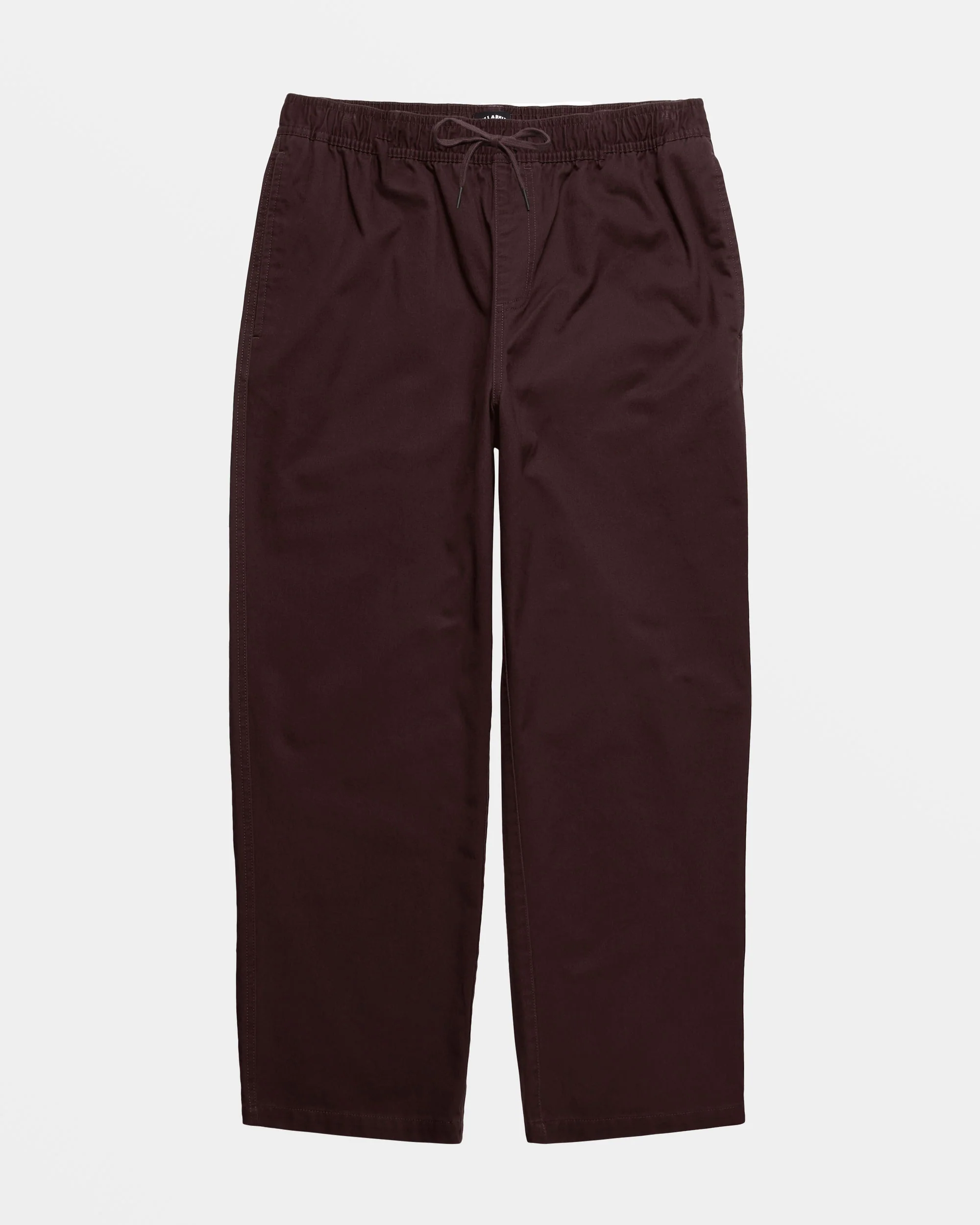 Billabong Larry Elastic Waist Pants - Plum -Biliabong Outlet