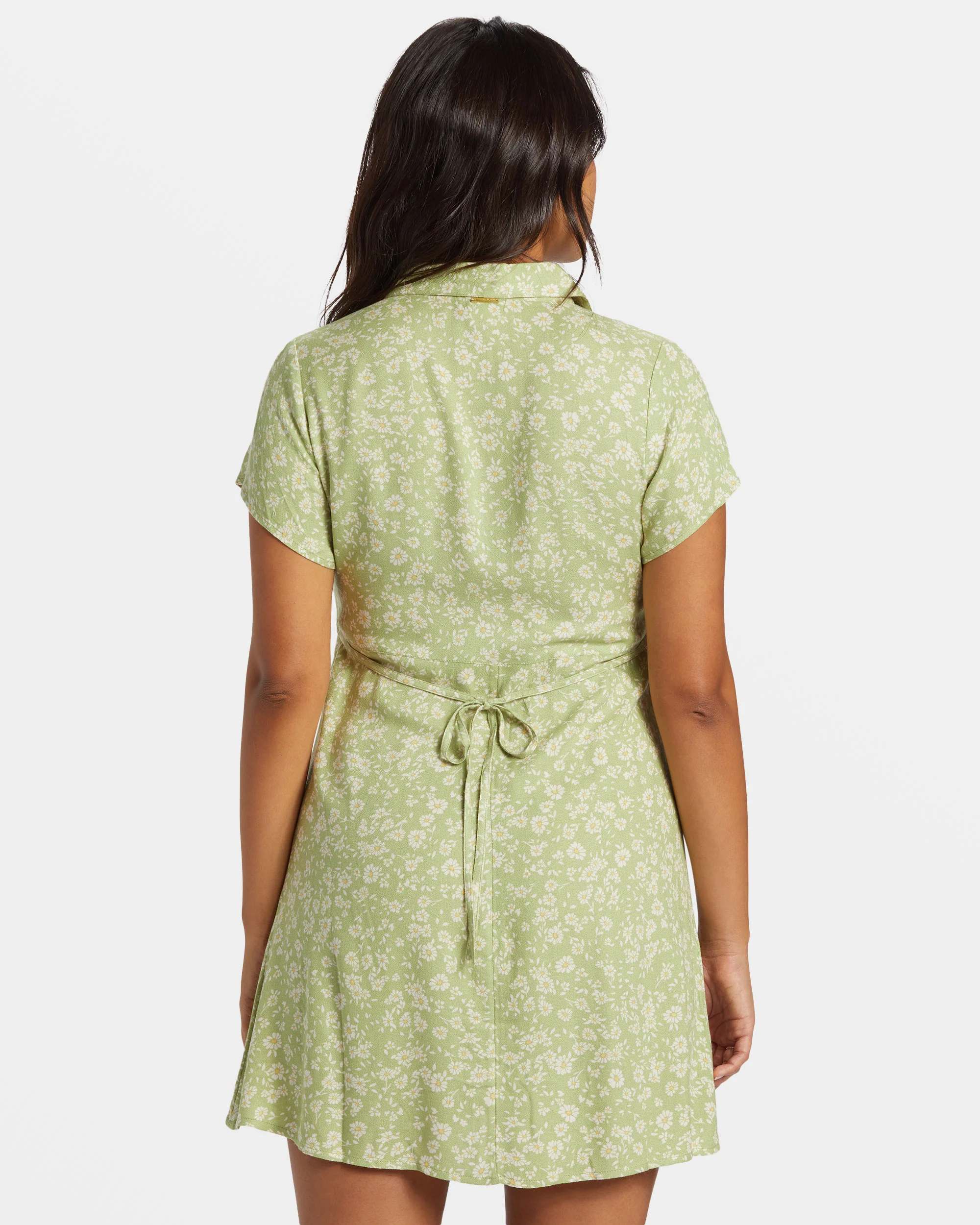 Billabong Cooler Days Mini Dress - Willow -Biliabong Outlet