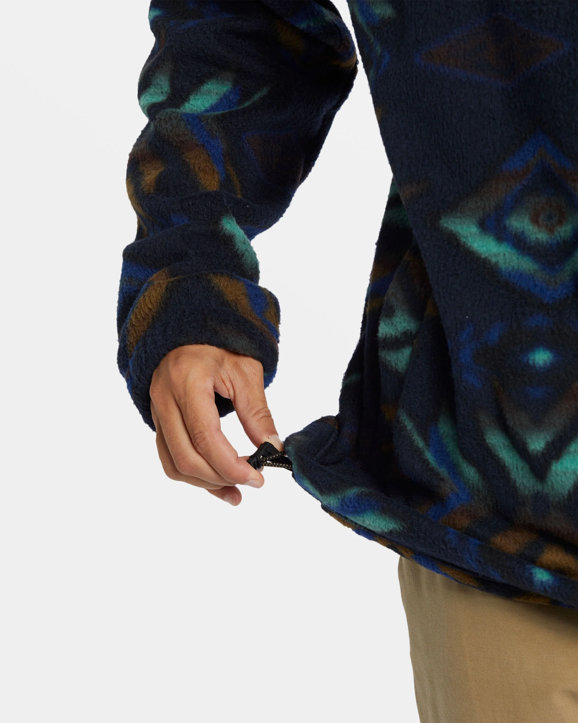 Billabong Boundary Polar Fleece Half Zip Pullover - Navy -Biliabong Outlet