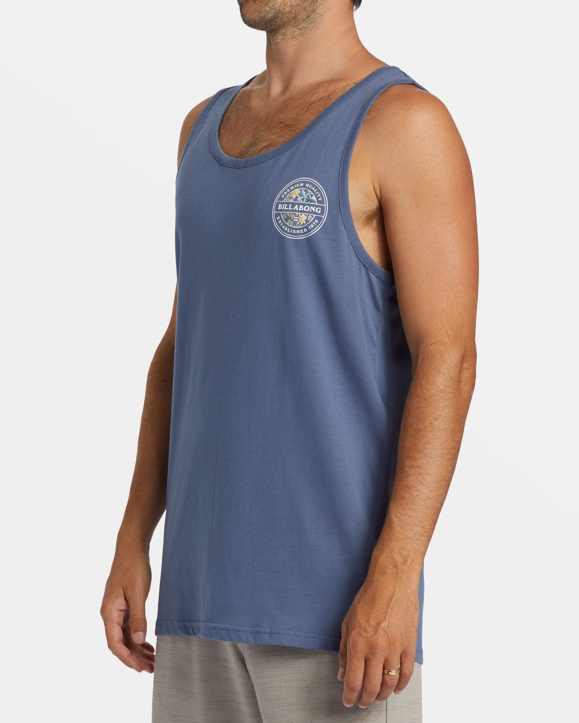 Billabong Rotor Tank - Slate Blue -Biliabong Outlet