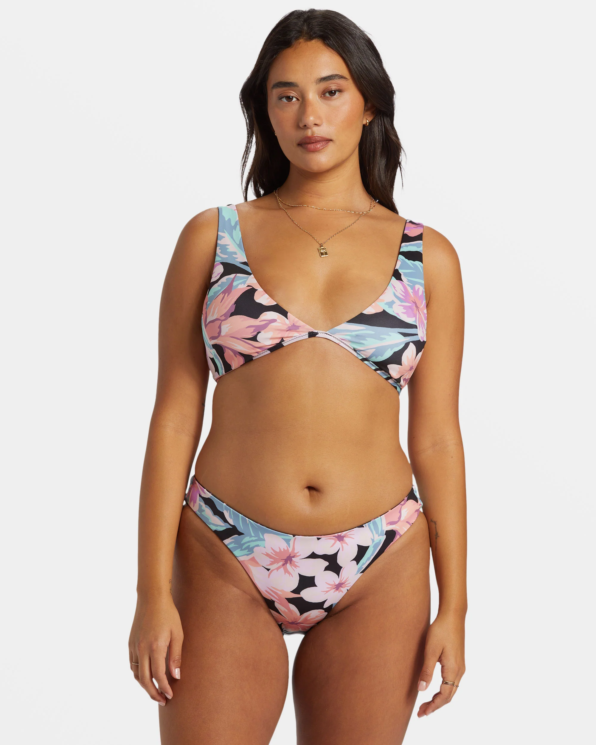 Billabong Nights In Paradise Lowrider Bikini Bottoms - Multi -Biliabong Outlet