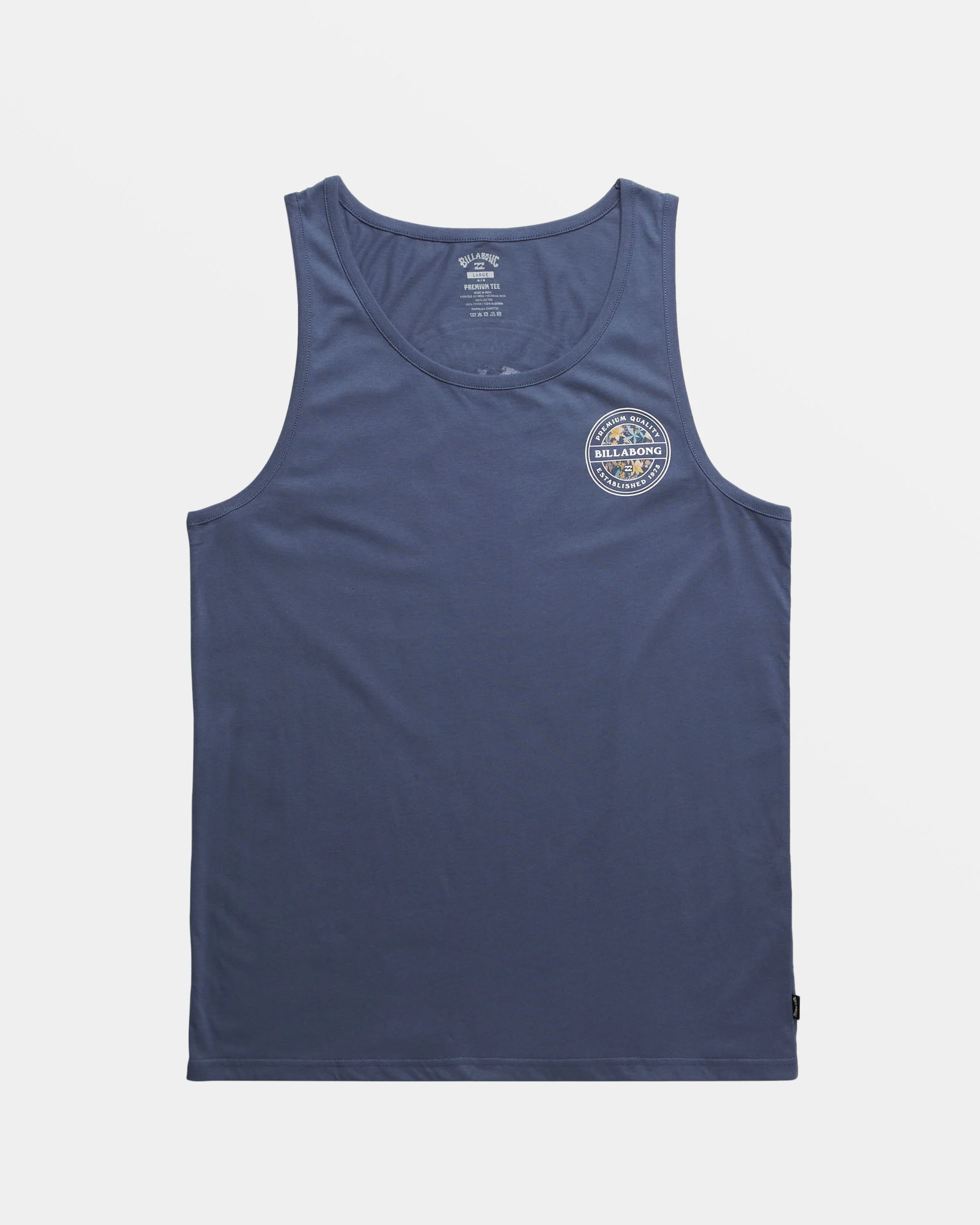 Billabong Rotor Tank - Slate Blue -Biliabong Outlet