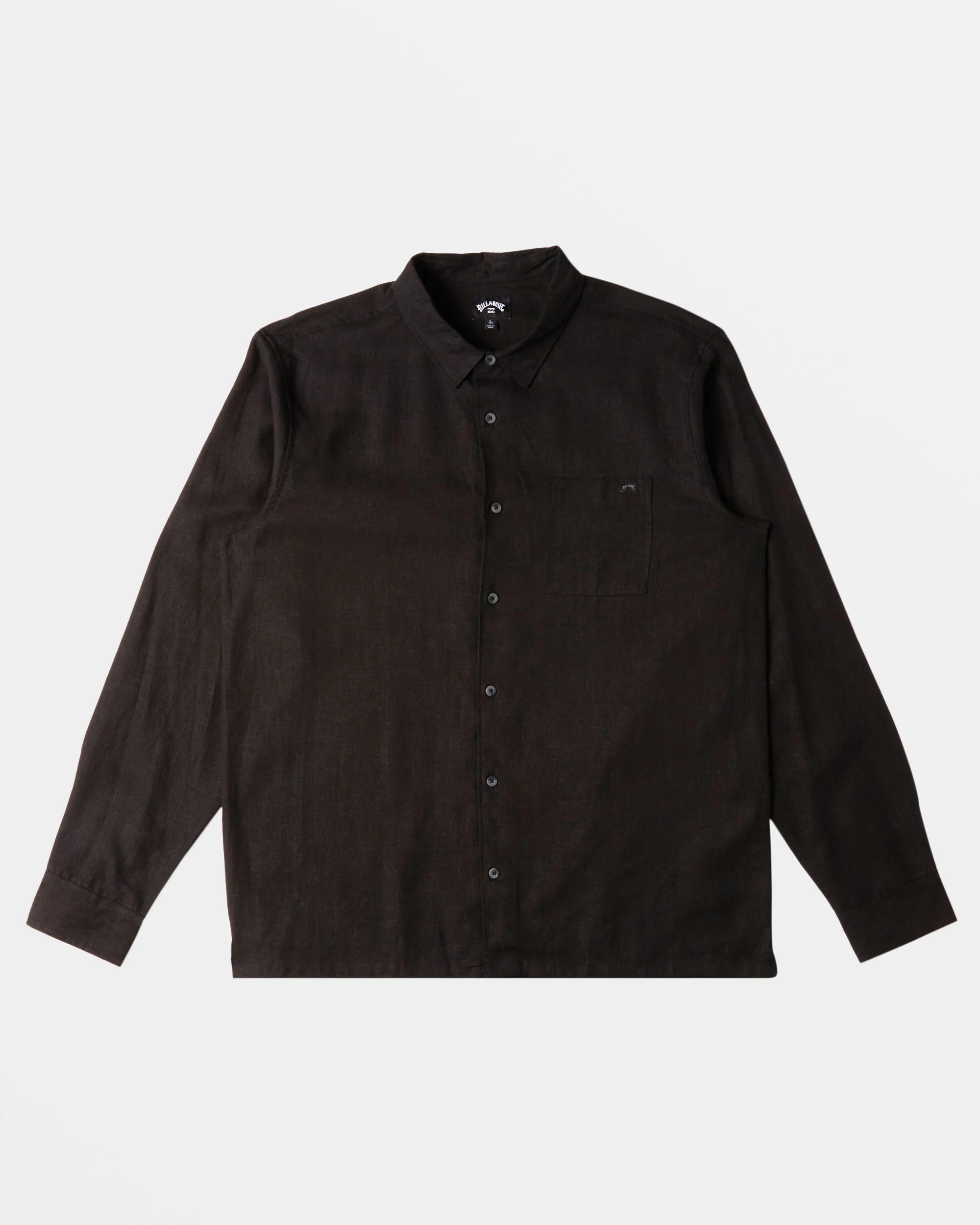 Billabong Ricardo Long Sleeve Shirt - Black -Biliabong Outlet