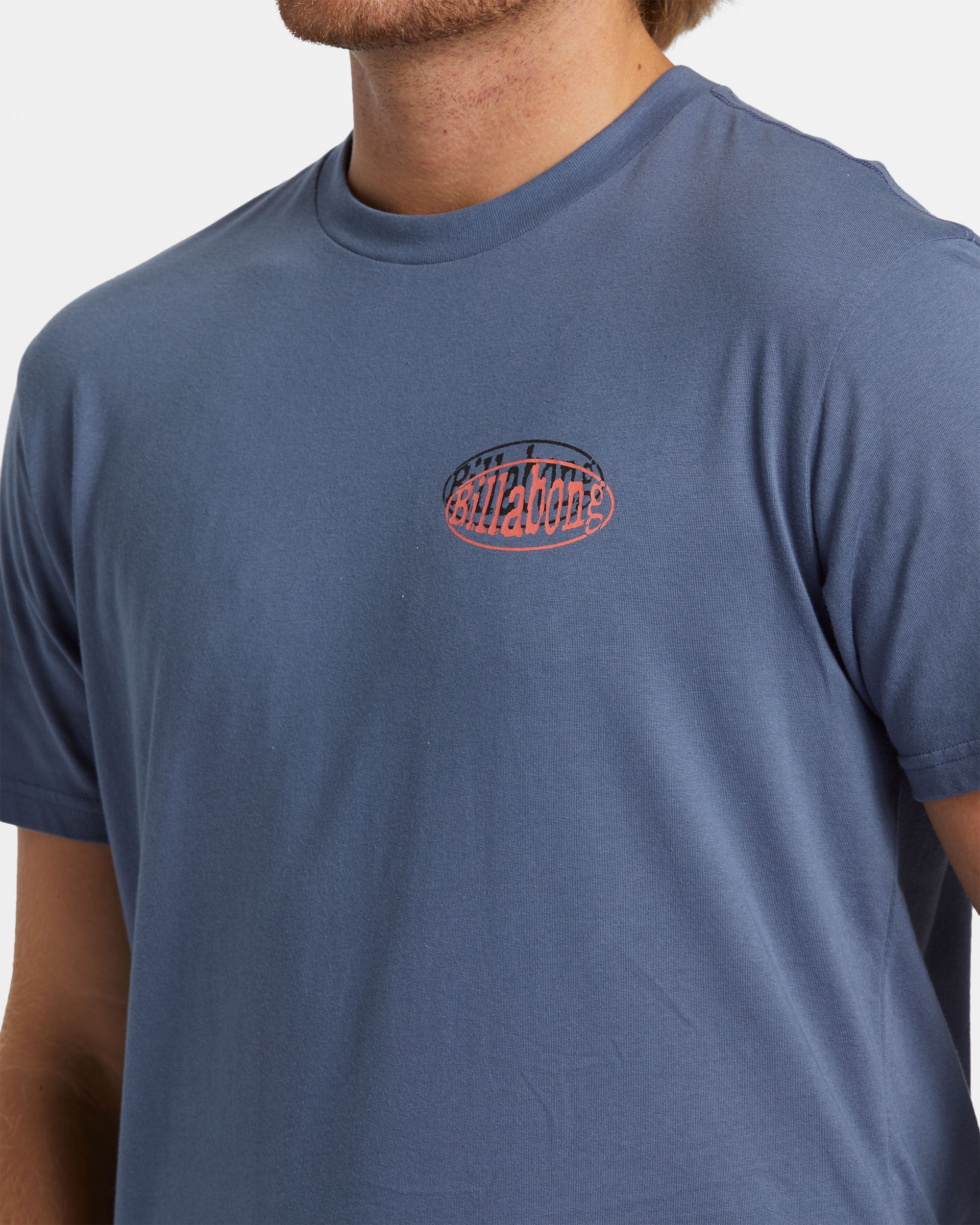 Billabong Segment T-Shirt - Slate Blue -Biliabong Outlet