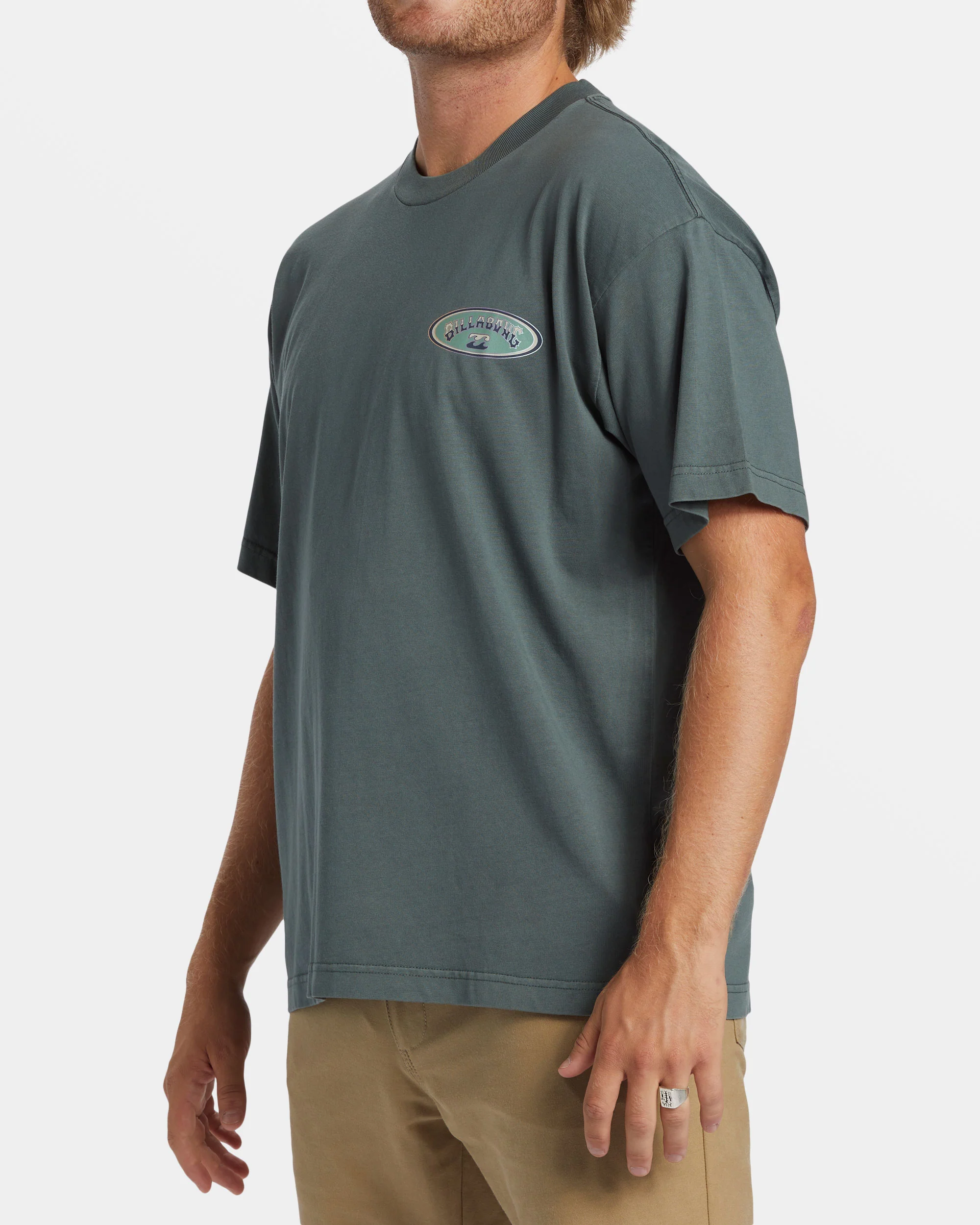 Billabong Arch Wave T-Shirt - Slate Green -Biliabong Outlet