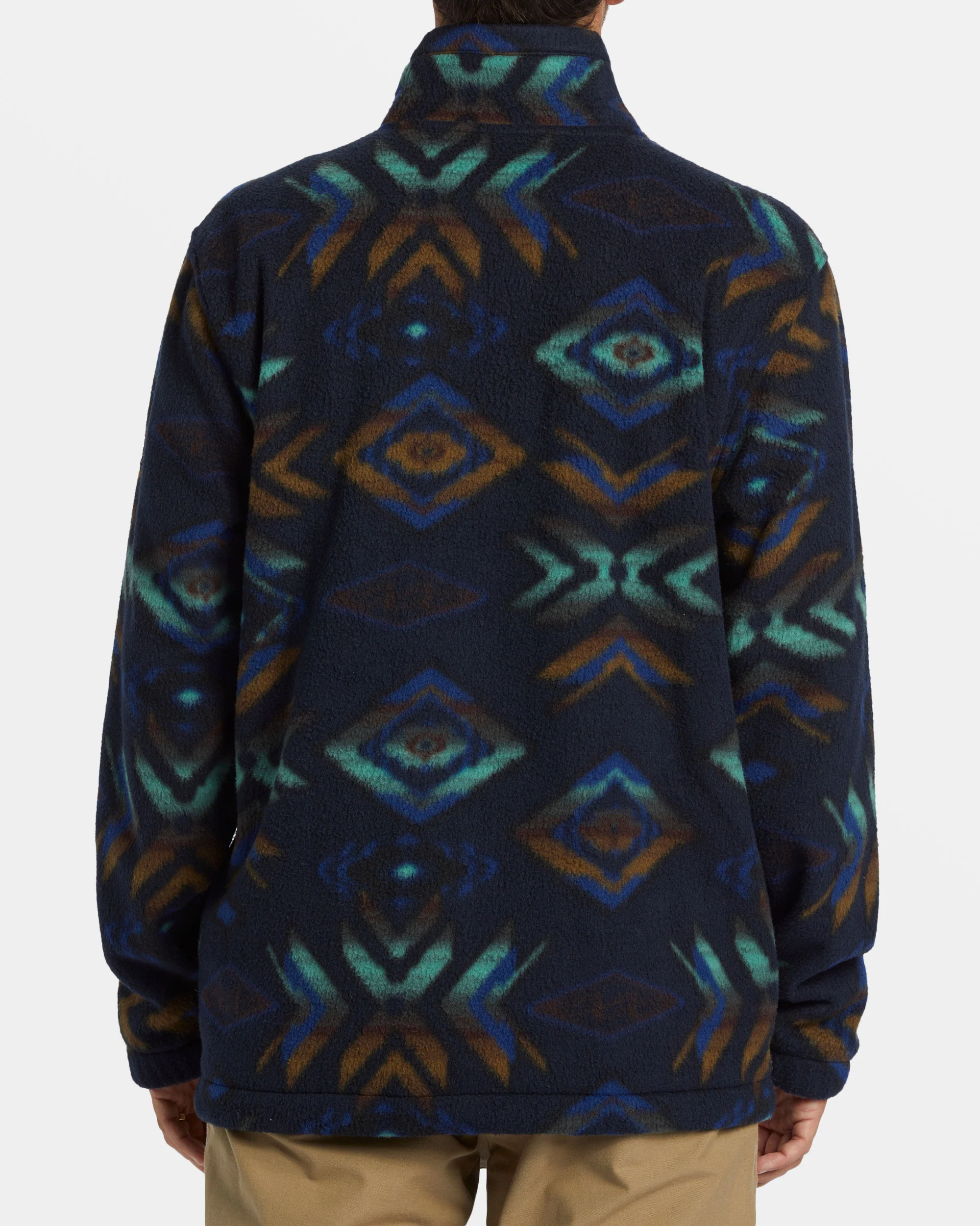 Billabong Boundary Polar Fleece Half Zip Pullover - Navy -Biliabong Outlet