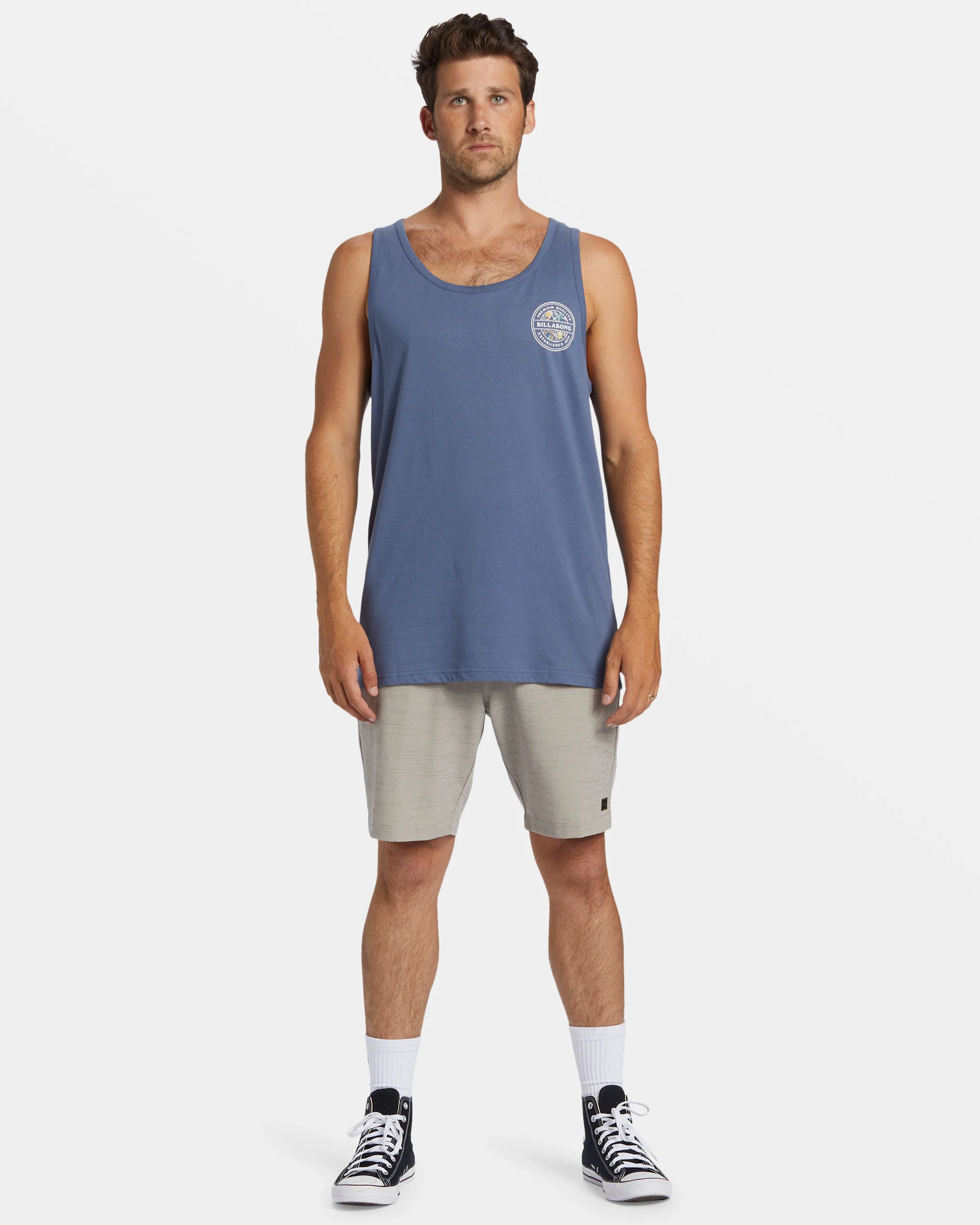 Billabong Rotor Tank - Slate Blue -Biliabong Outlet