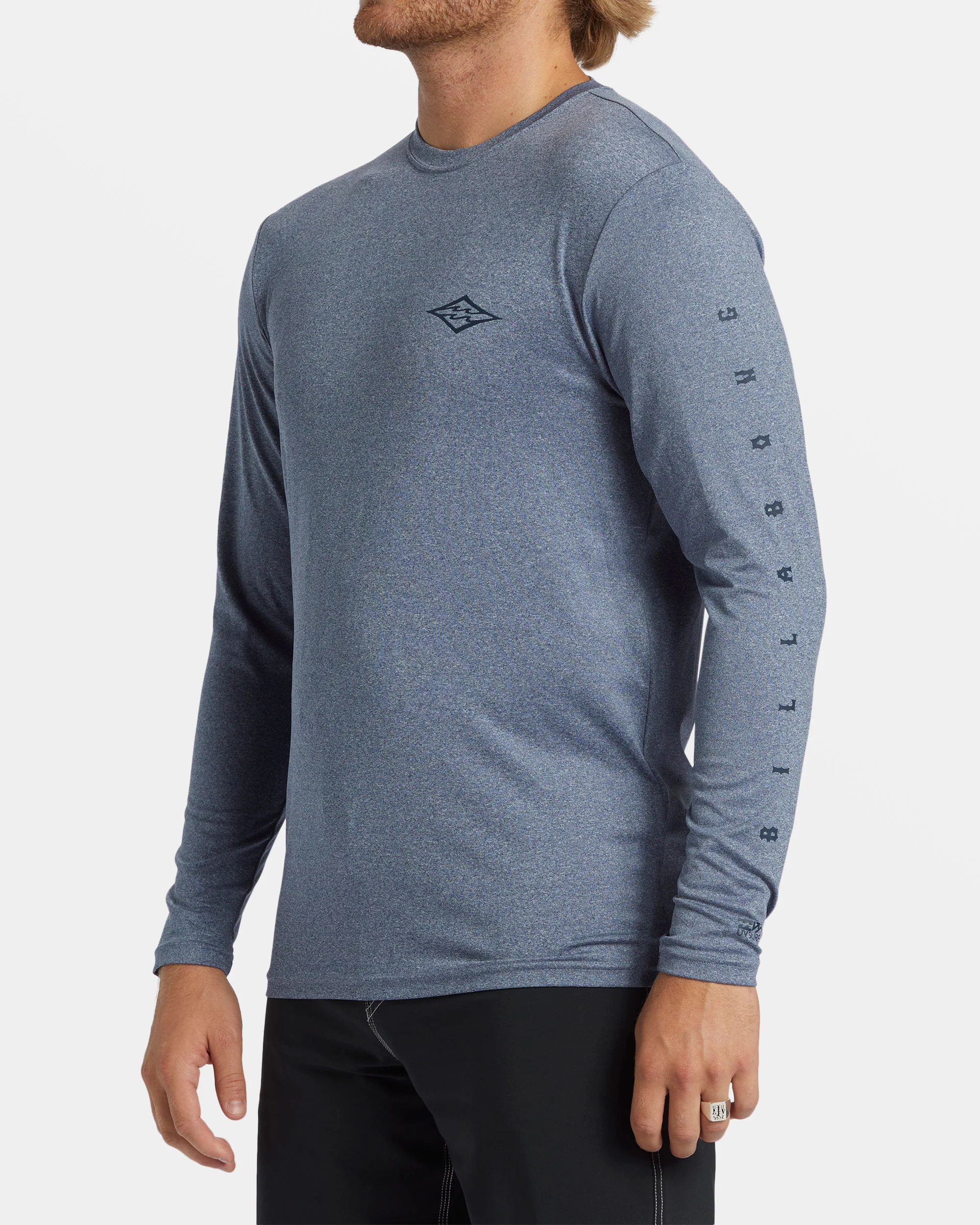 Billabong Unity Loose Fit Long Sleeve Surf Tee - Navy Heather -Biliabong Outlet