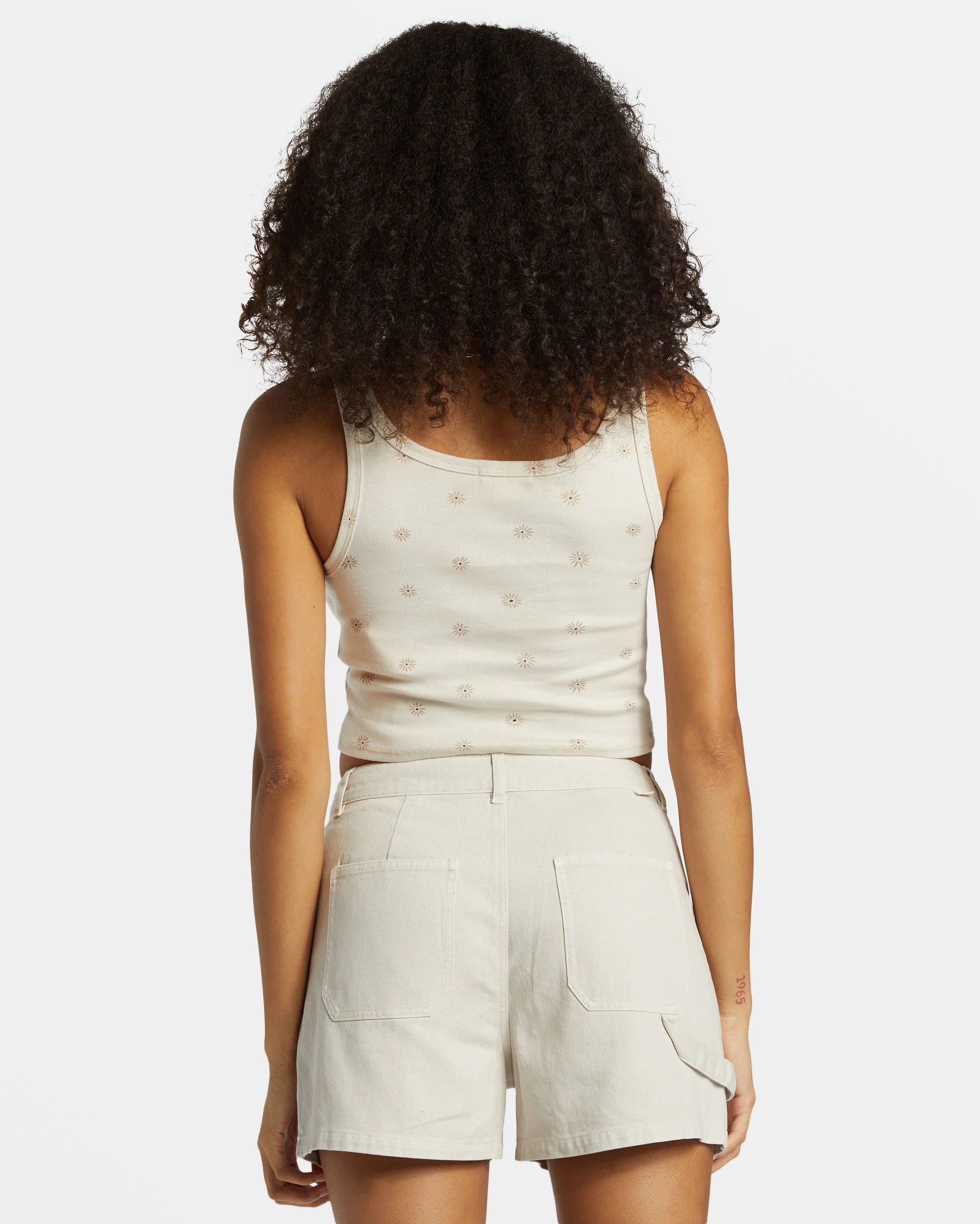 Billabong Sun Goddess Printed Tank Top - Cobblestone -Biliabong Outlet