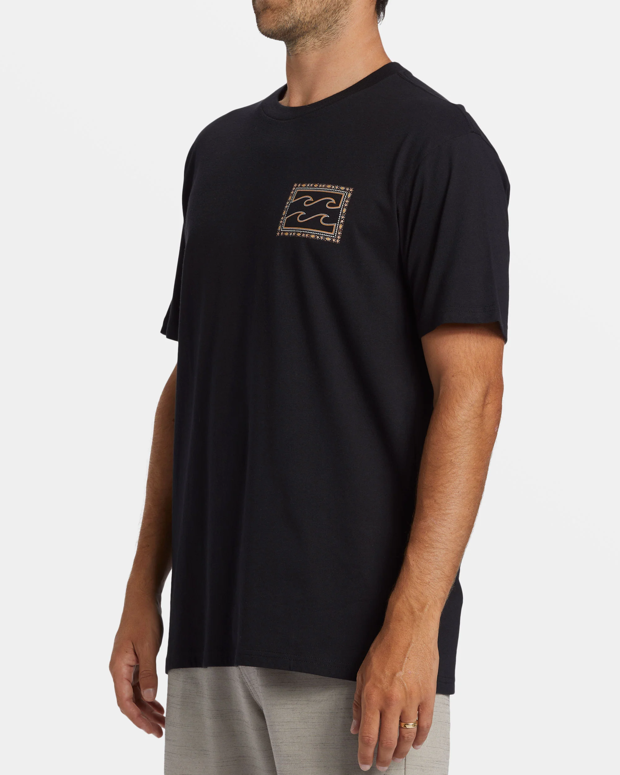 Billabong Crayon Wave T-Shirt - Black -Biliabong Outlet