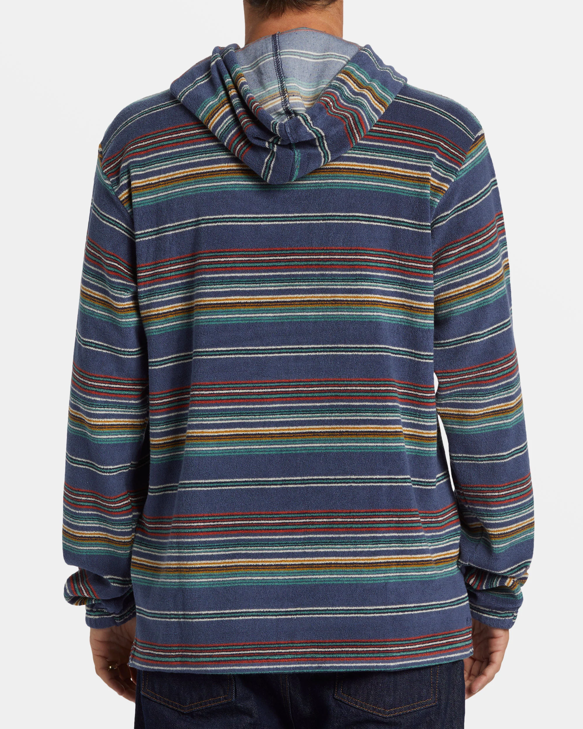 Billabong Flecker Diego Hoodie - Slate Blue -Biliabong Outlet