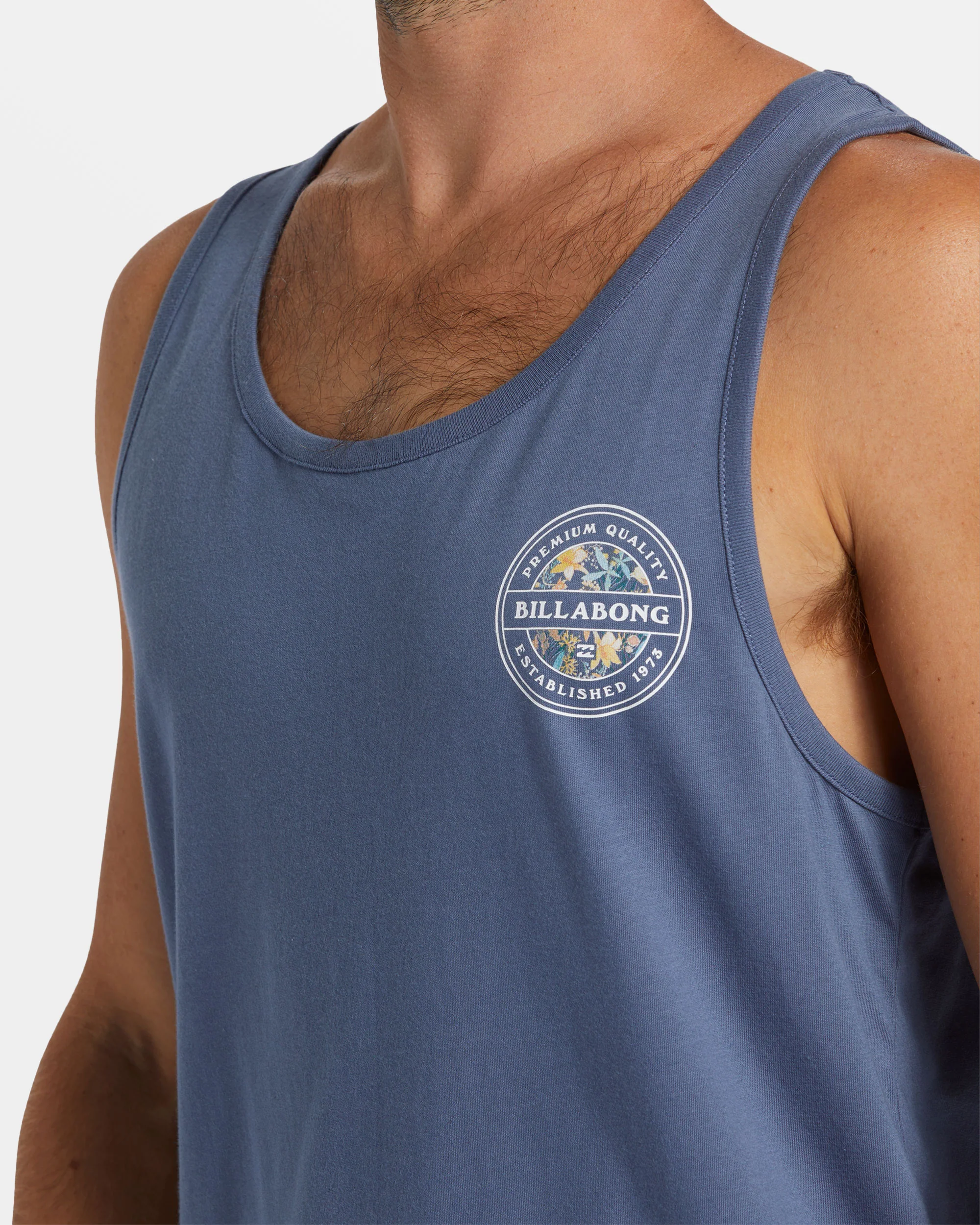 Billabong Rotor Tank - Slate Blue -Biliabong Outlet
