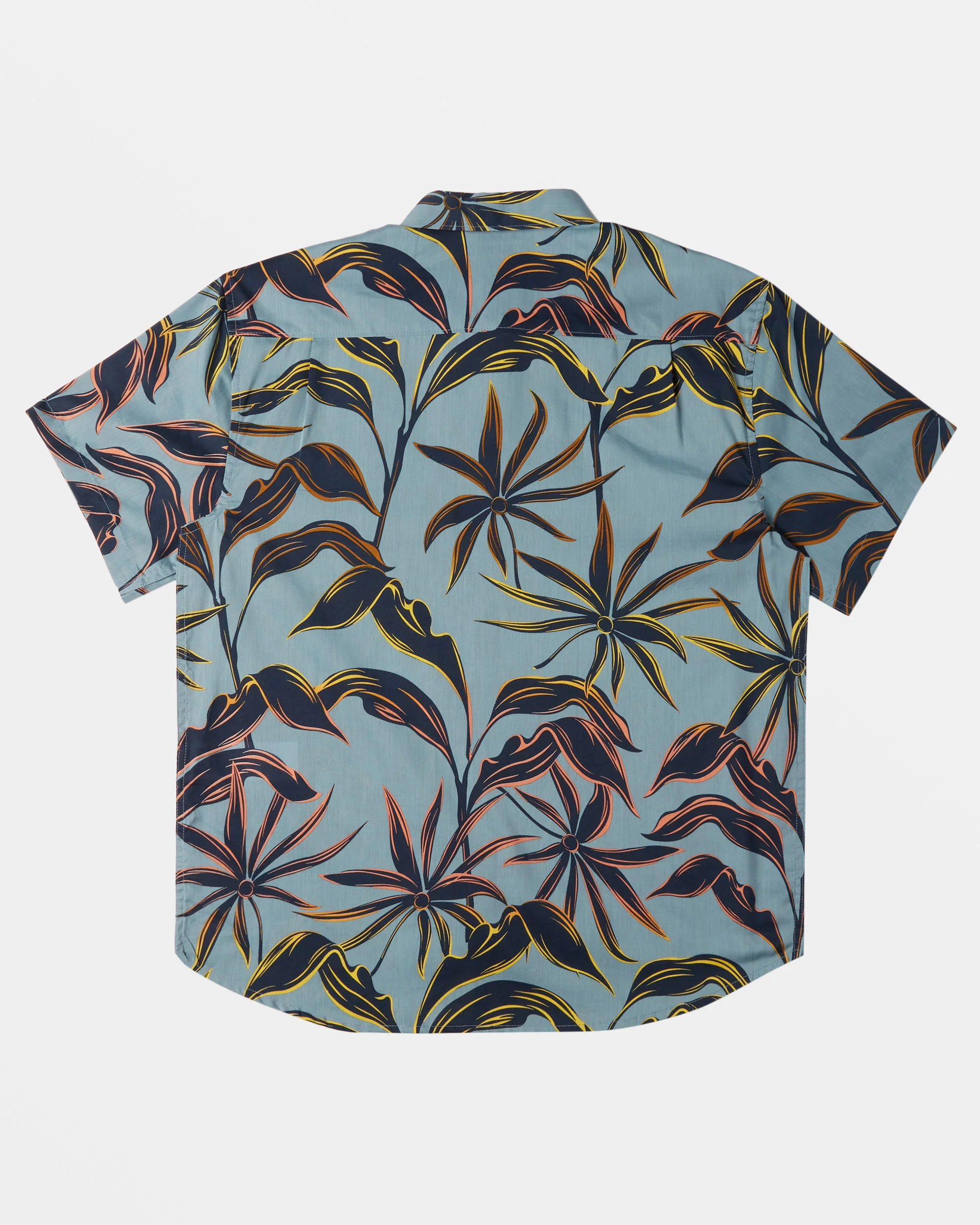 Billabong Sundays Short Sleeve Shirt - Washed Blue -Biliabong Outlet