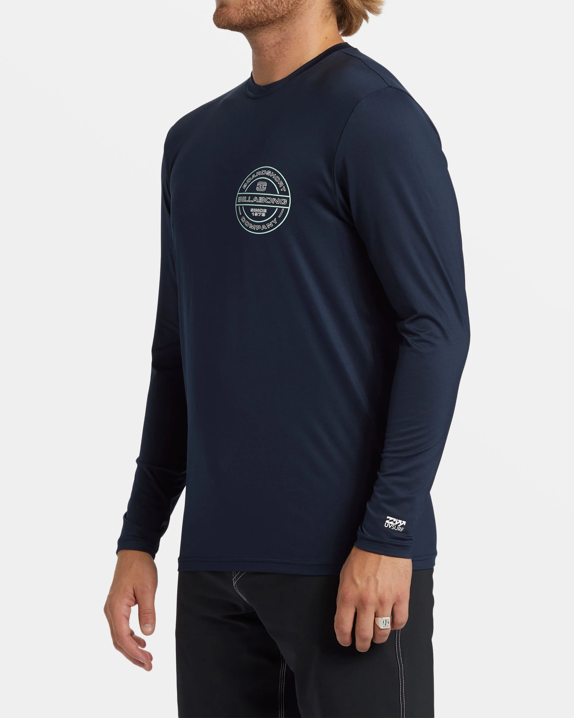 Billabong Rotor Diamond Long Sleeve Surf Tee - Navy -Biliabong Outlet