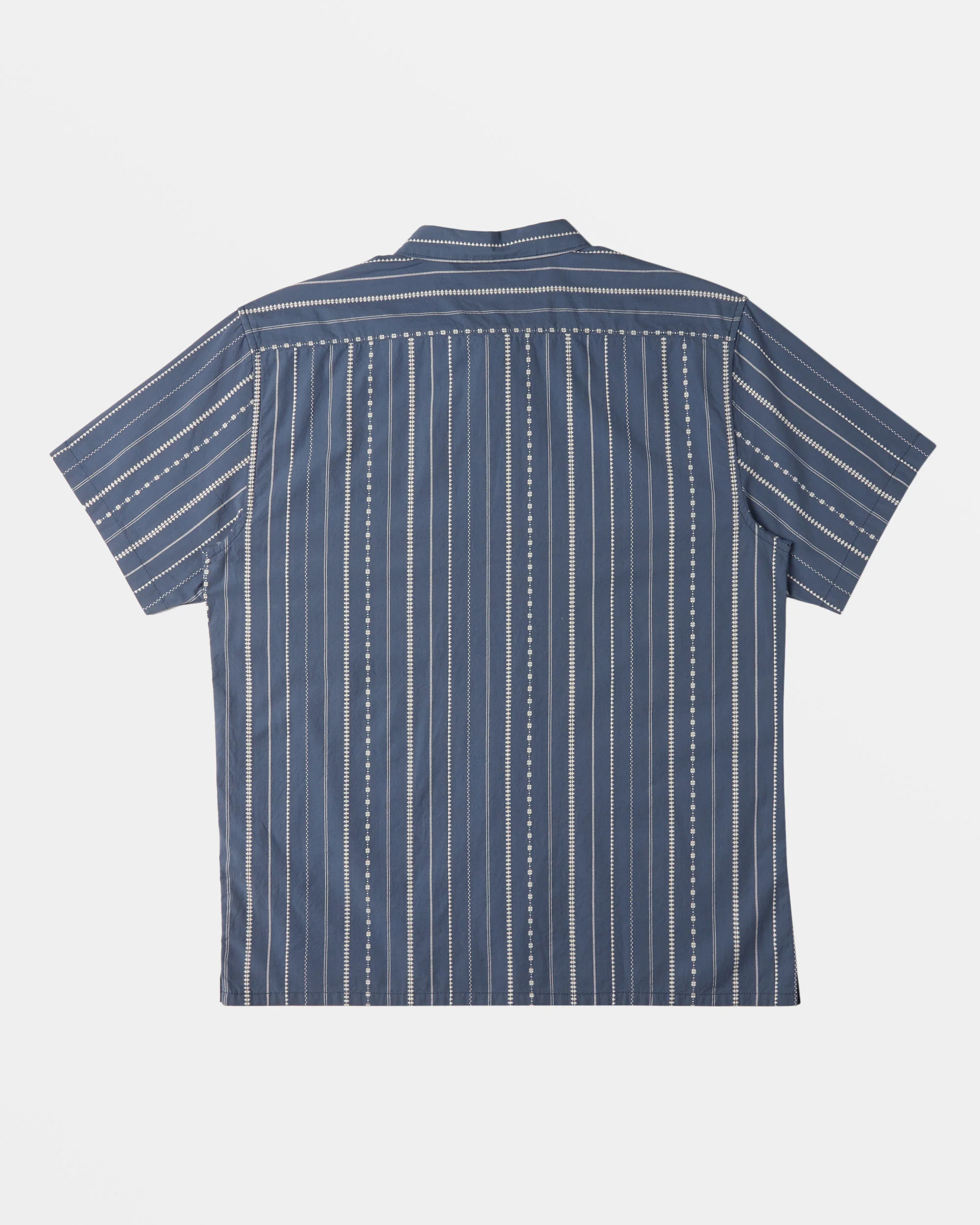 Billabong Sundays Jacquard Short Sleeve Shirt - Smoke Blue -Biliabong Outlet