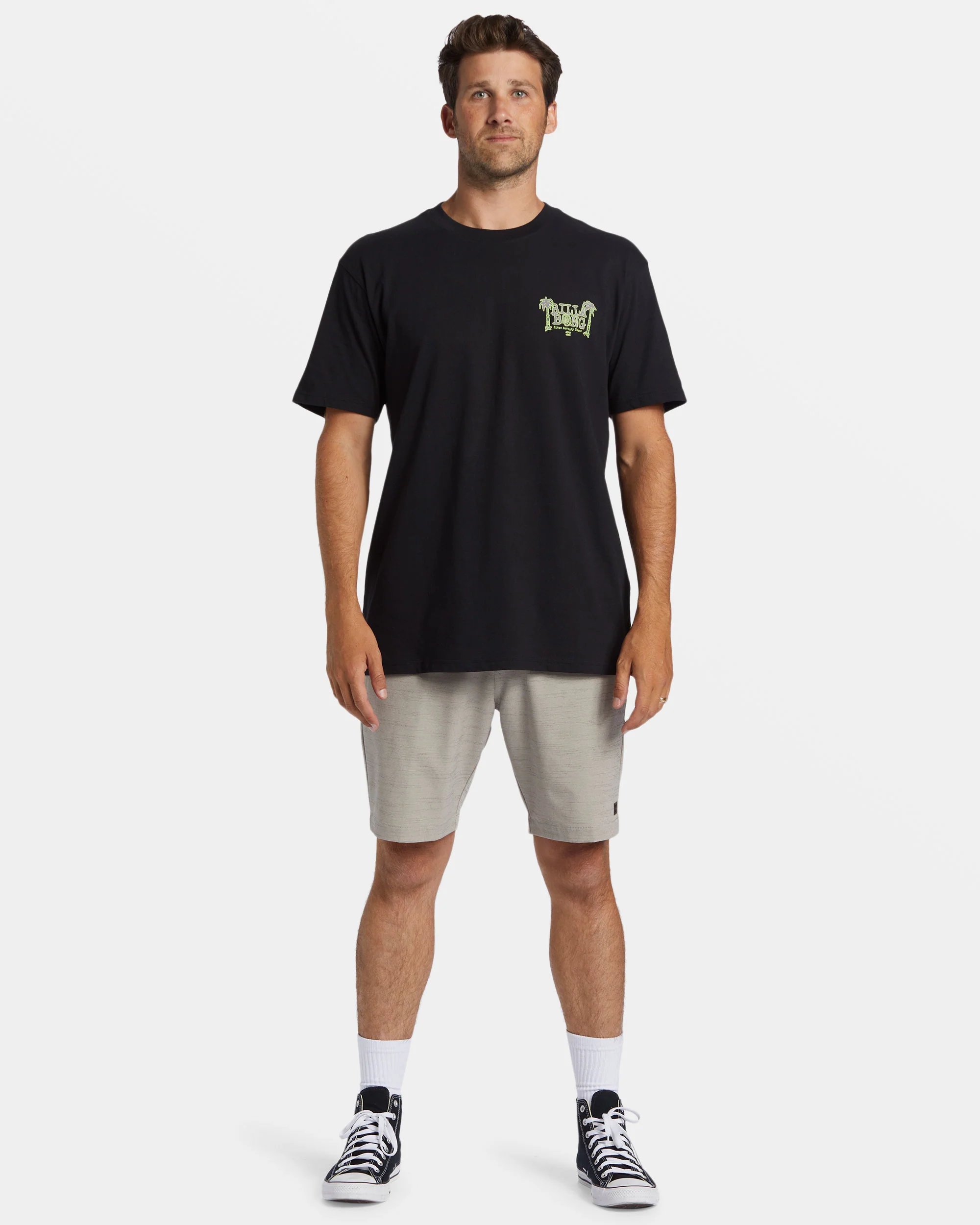 Billabong Lounge T-Shirt - Black -Biliabong Outlet