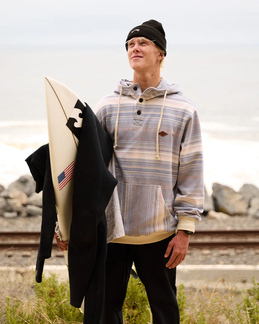 Billabong Rancho Hoodie - Slate Blue -Biliabong Outlet