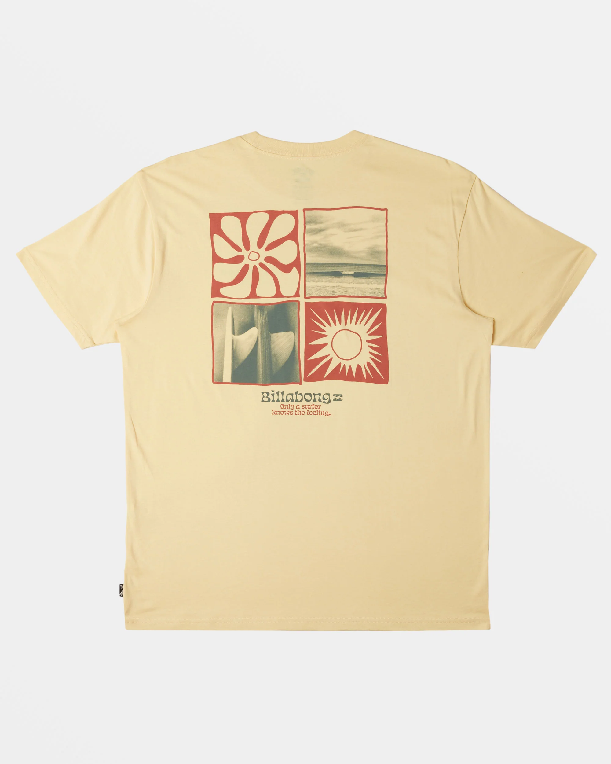 Billabong Twin Fins T-Shirt - Papaya -Biliabong Outlet
