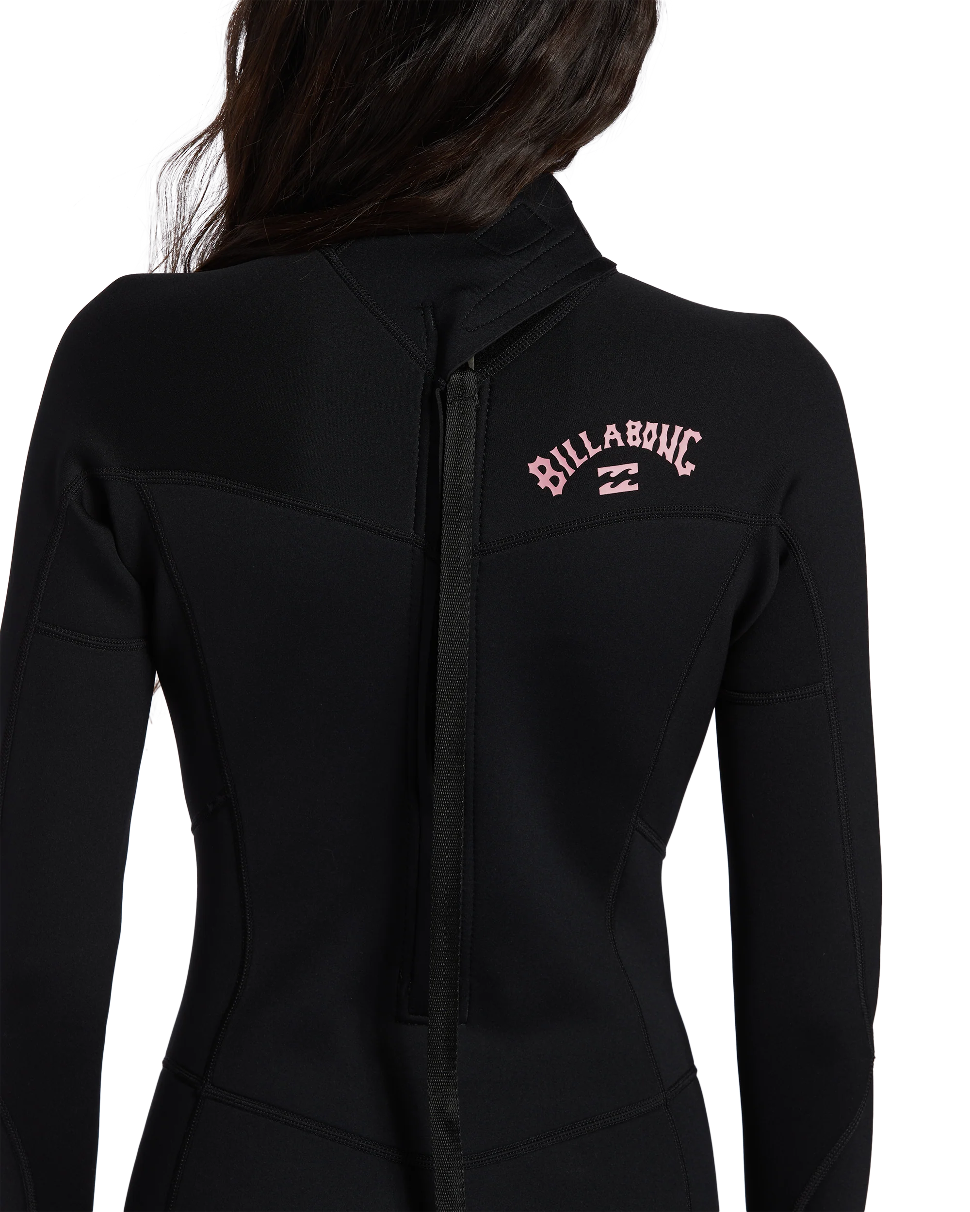 Billabong 3/2mm Foil Back Zip Wetsuit - Black -Biliabong Outlet