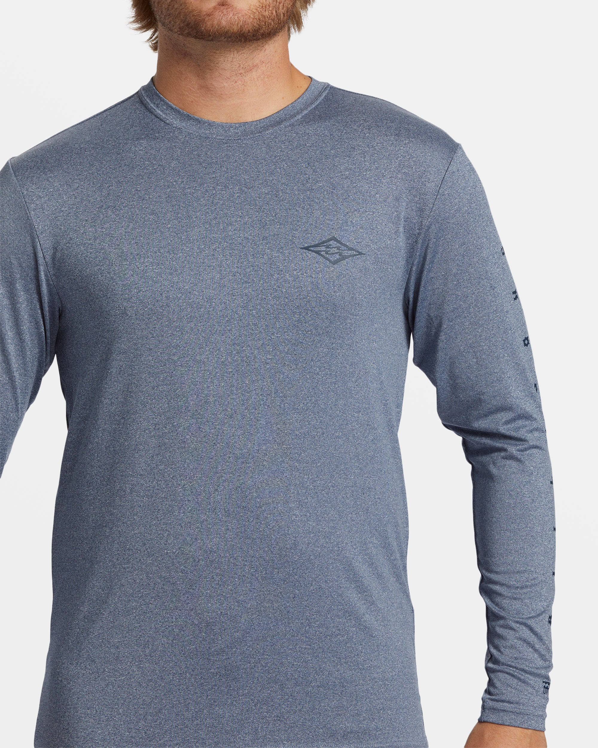 Billabong Unity Loose Fit Long Sleeve Surf Tee - Navy Heather -Biliabong Outlet