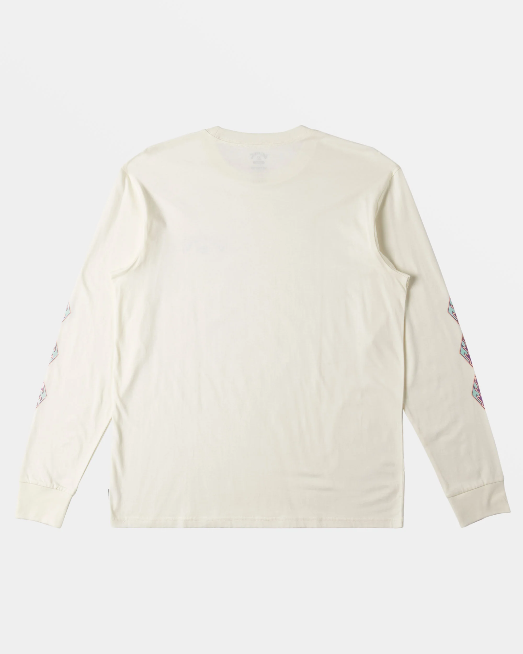 Billabong Crayon Wave Long Sleeve T-shirt - Off White -Biliabong Outlet