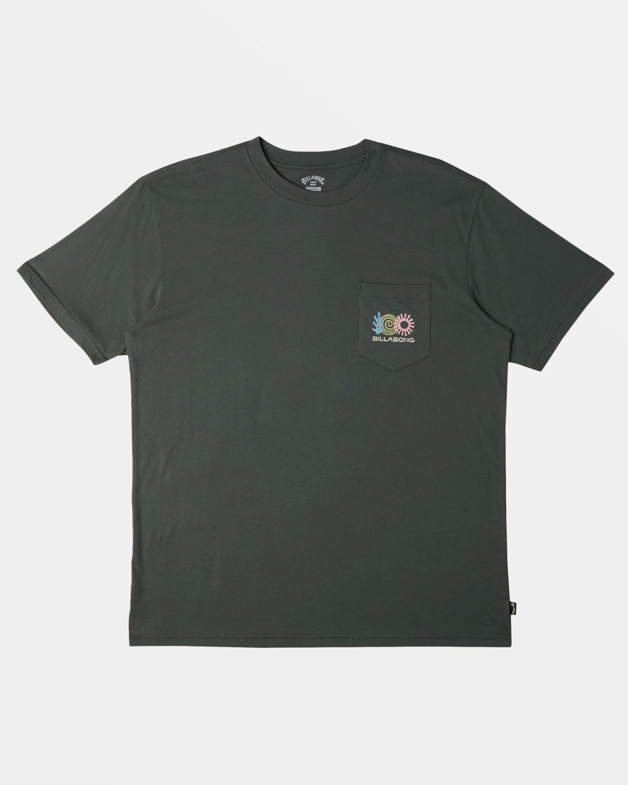 Billabong Troppo Pocket T-shirt - Slate Green -Biliabong Outlet