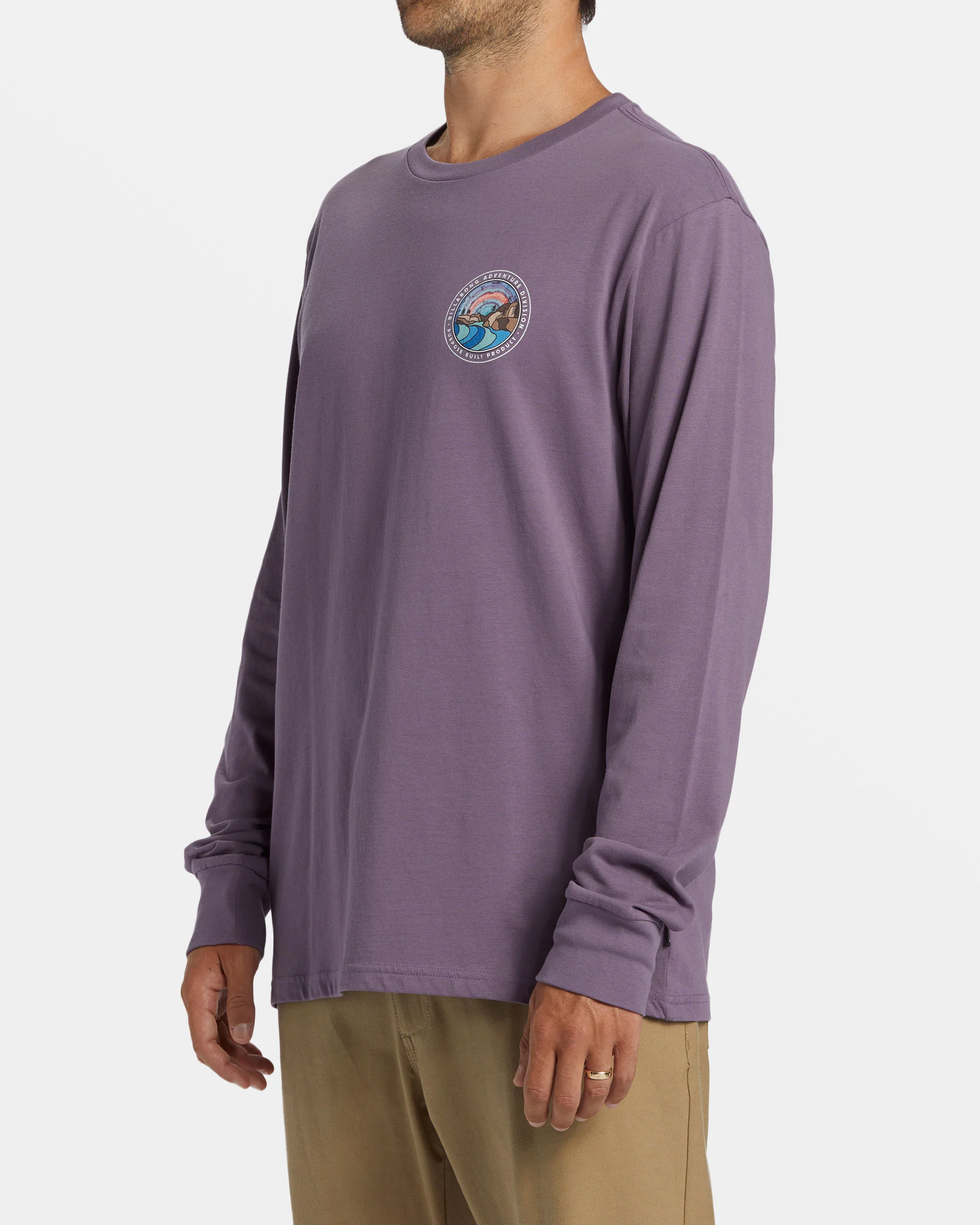 Billabong Rockies Long Sleeve T-shirt - Dusty Grape -Biliabong Outlet