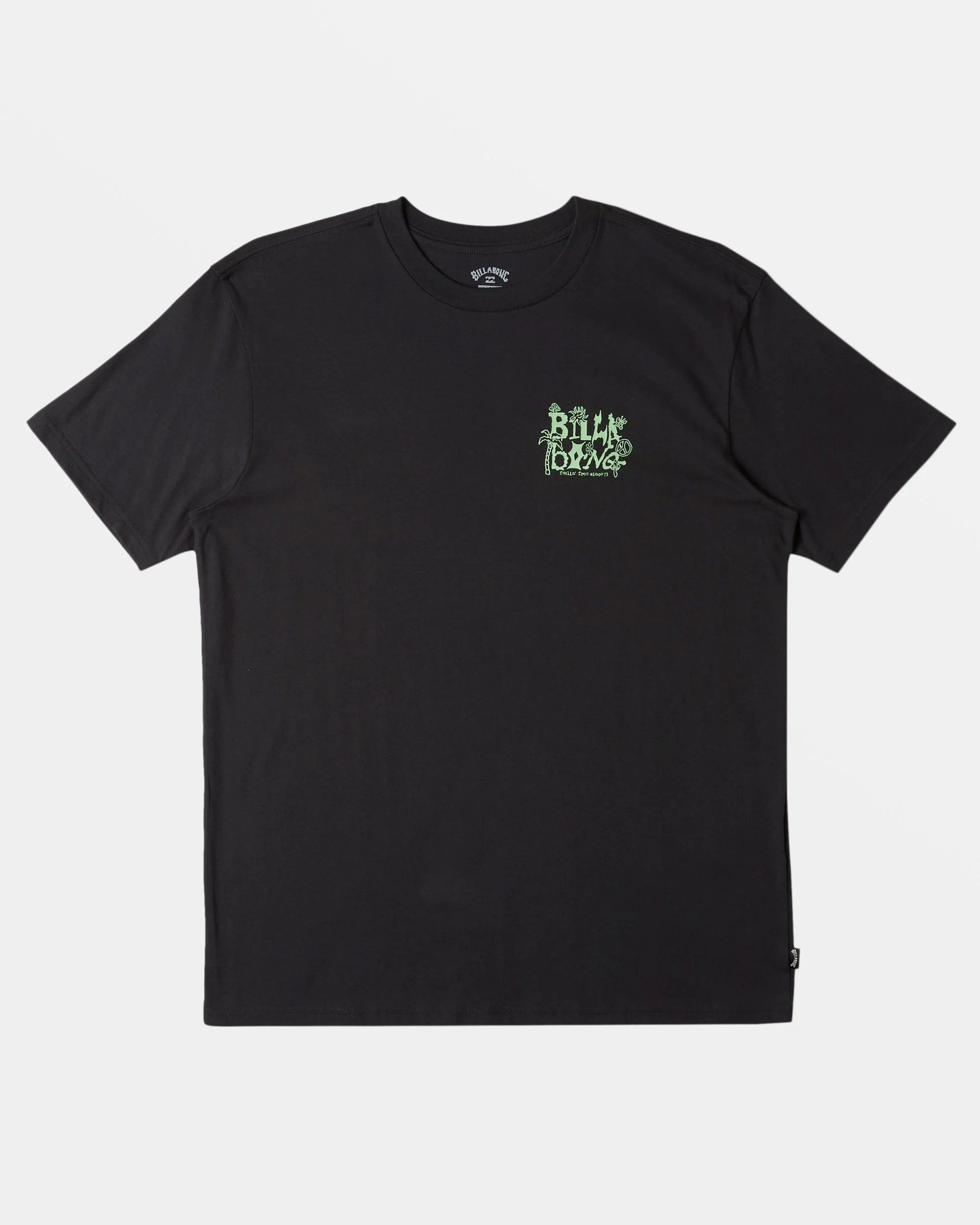 Billabong Shady T-Shirt - Washed Black -Biliabong Outlet