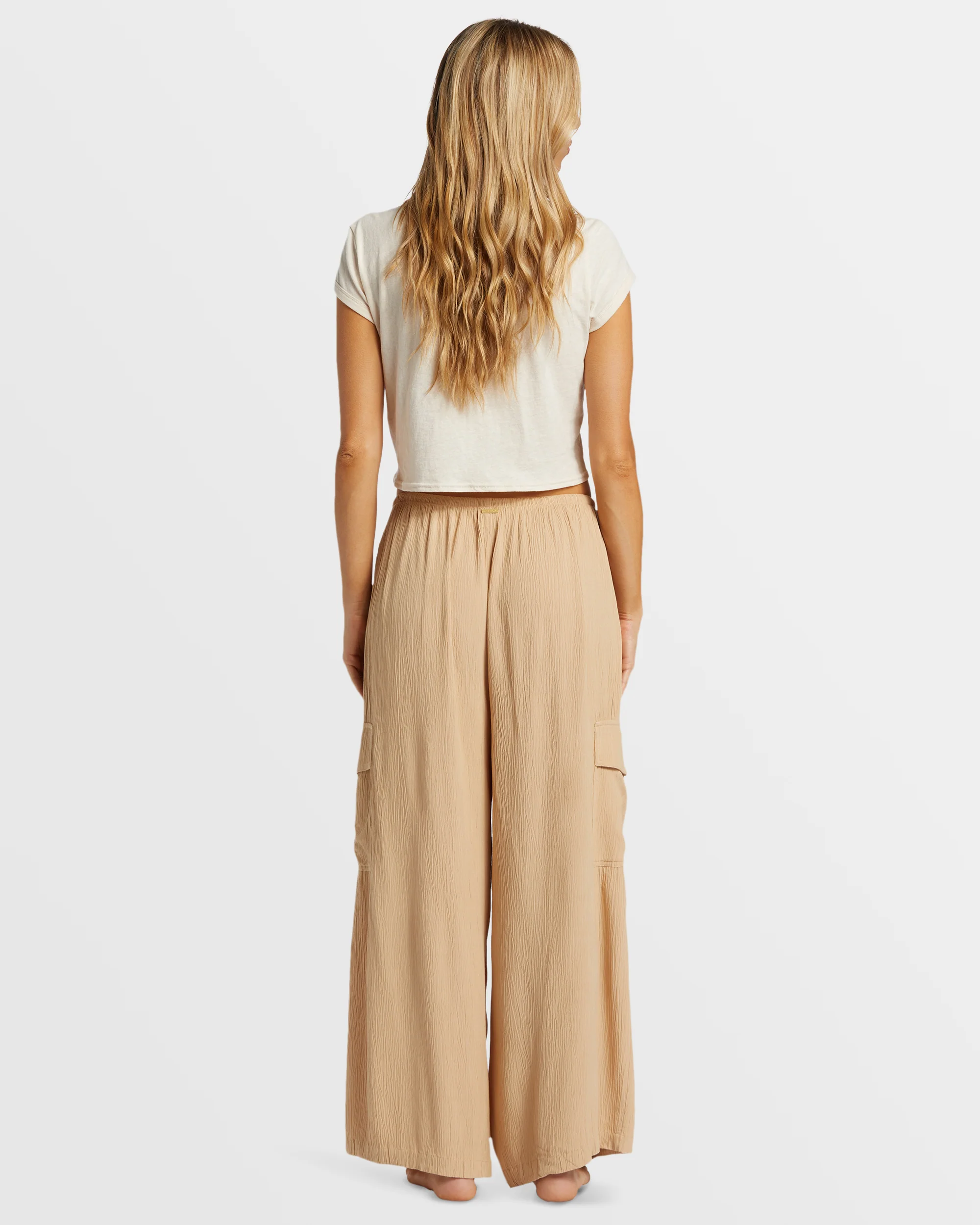 Billabong Beach Babe Beach Cargo Pants - Khaki -Biliabong Outlet