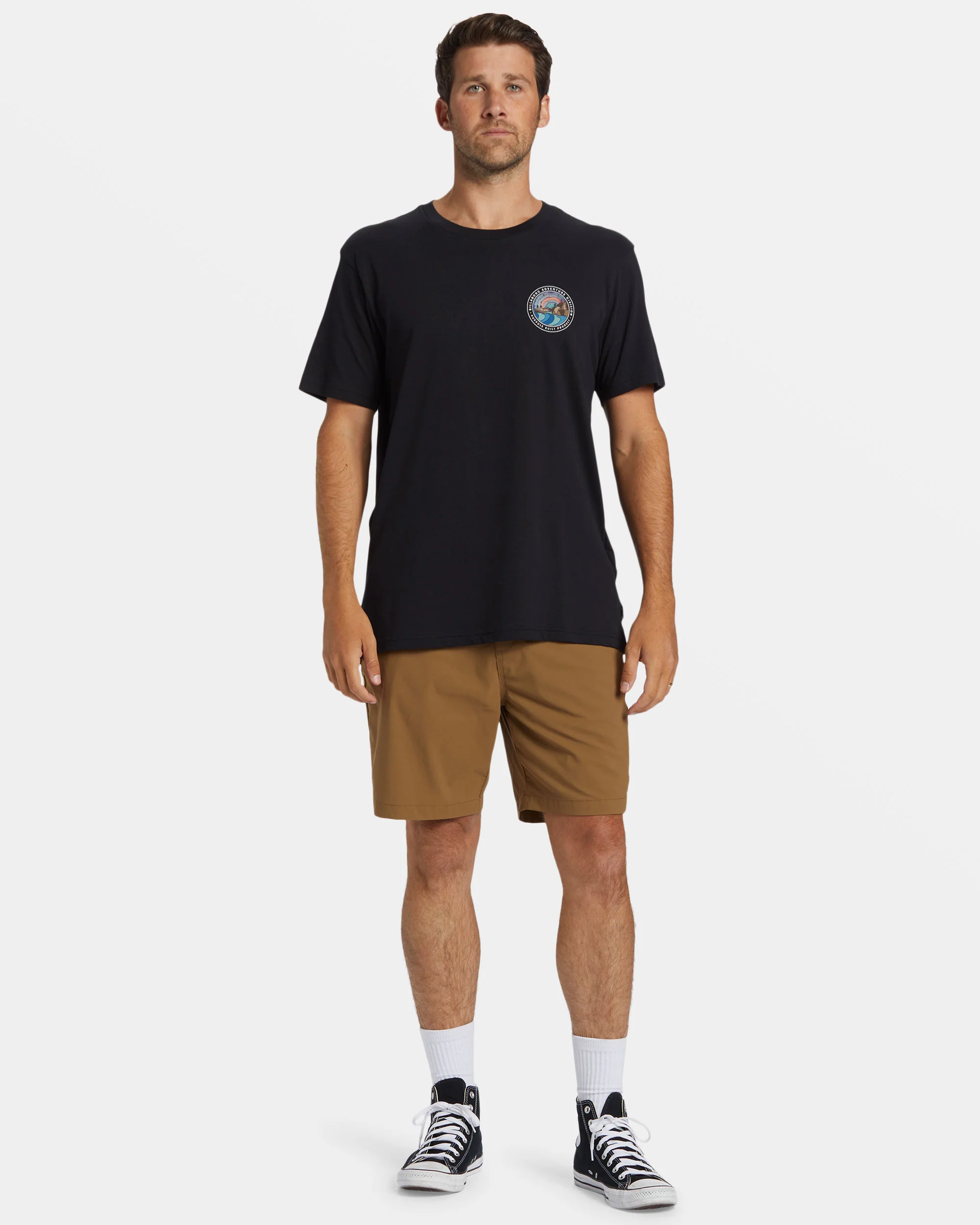 Billabong Rockies T-Shirt - Black -Biliabong Outlet