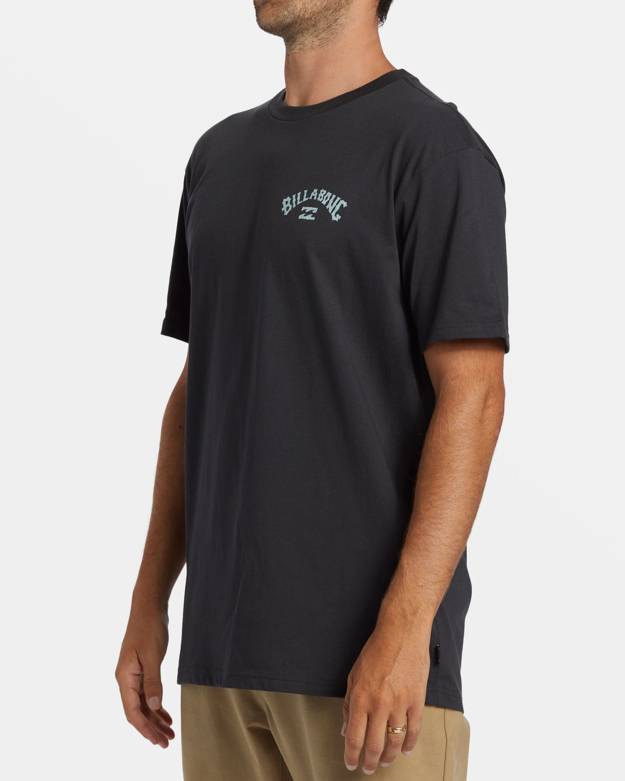 Billabong Arch Fill T-shirt - Washed Black -Biliabong Outlet