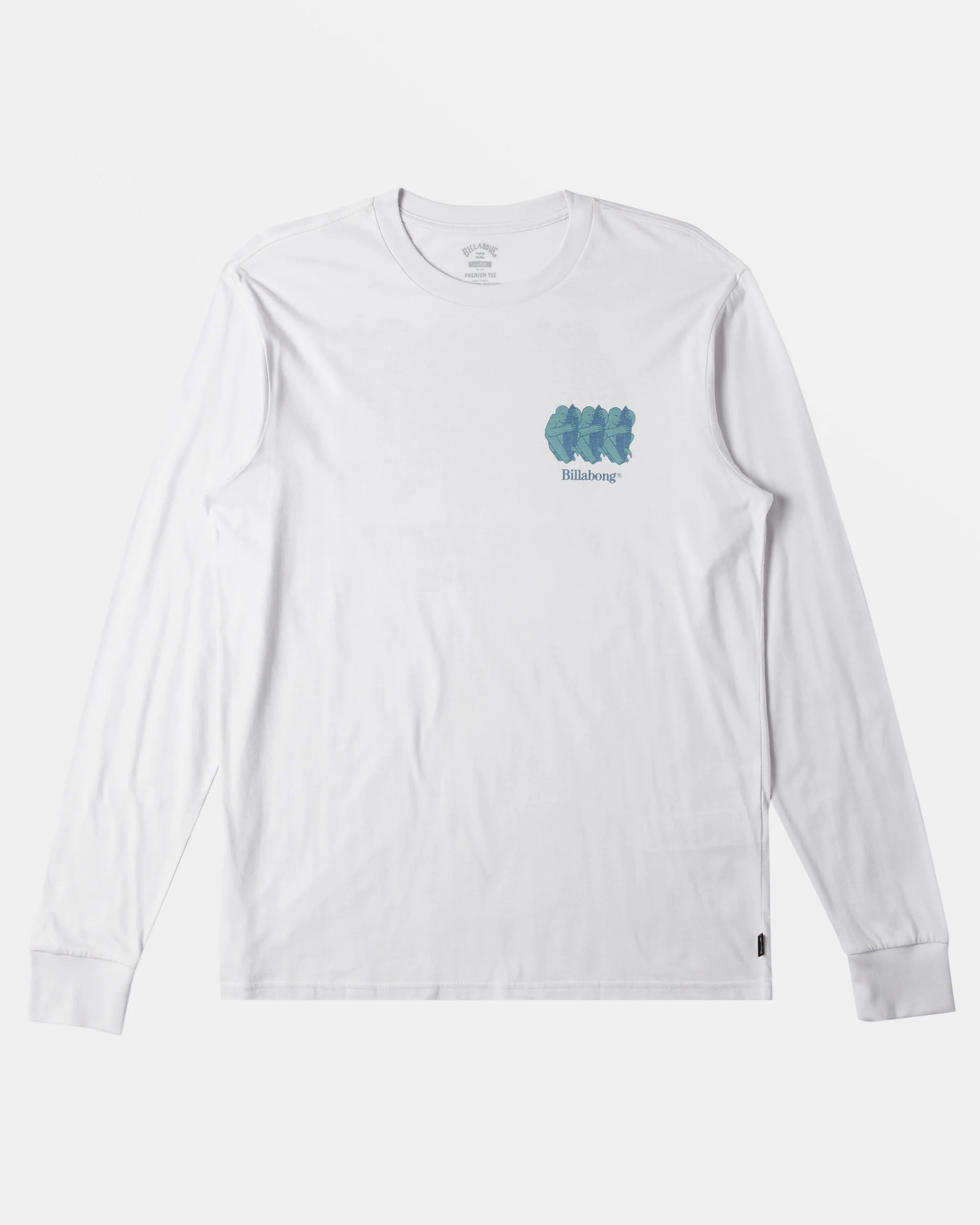 Billabong Spiritual Long Sleeve T-shirt - Fog -Biliabong Outlet