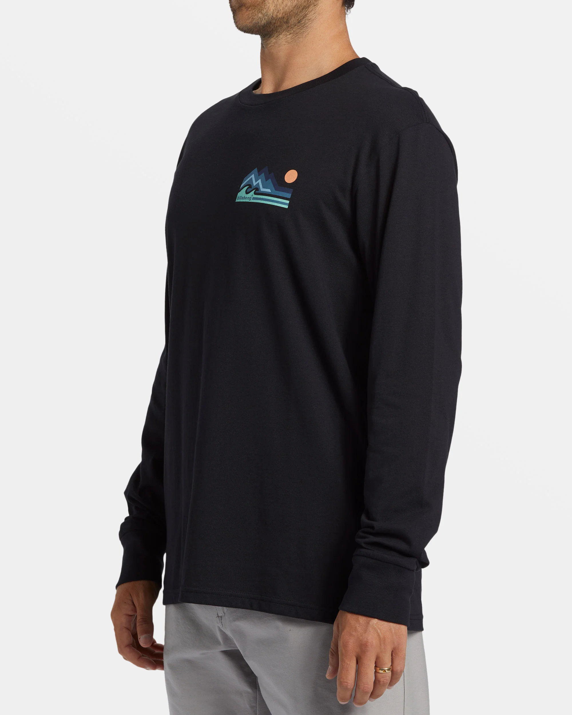 Billabong Range Long Sleeve T-shirt - Black -Biliabong Outlet