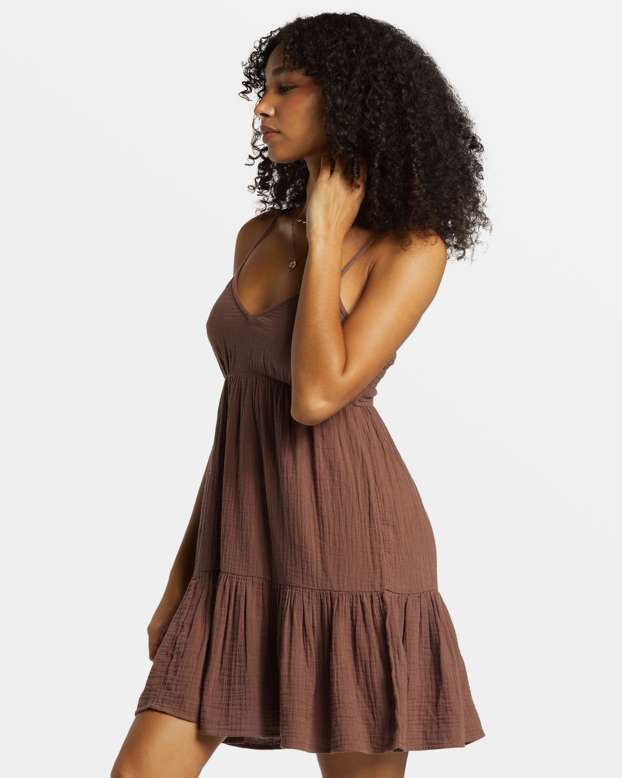 Billabong Wave After Wave Mini Dress - Kona -Biliabong Outlet