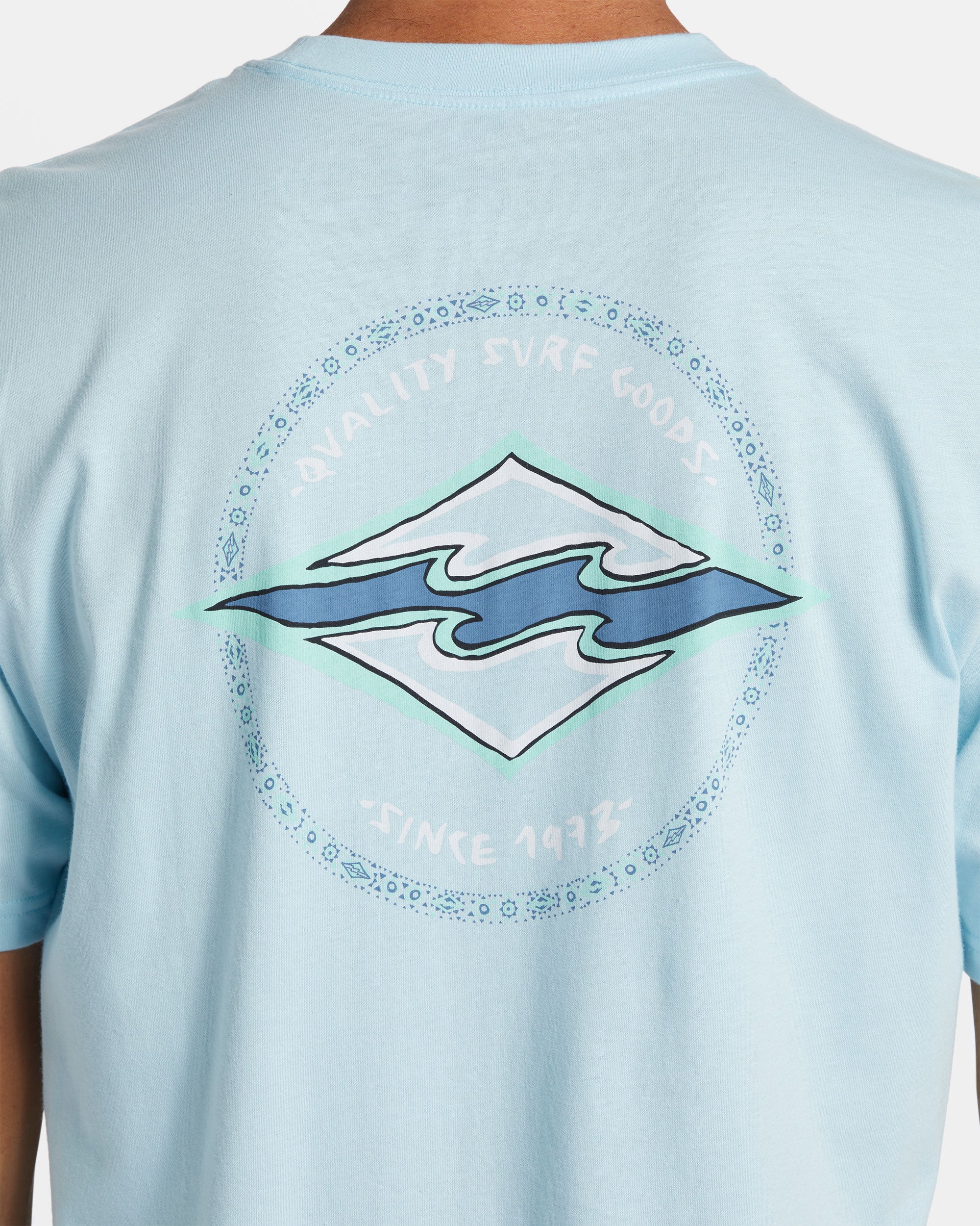 Billabong Rotor Diamond T-Shirt - Coastal -Biliabong Outlet