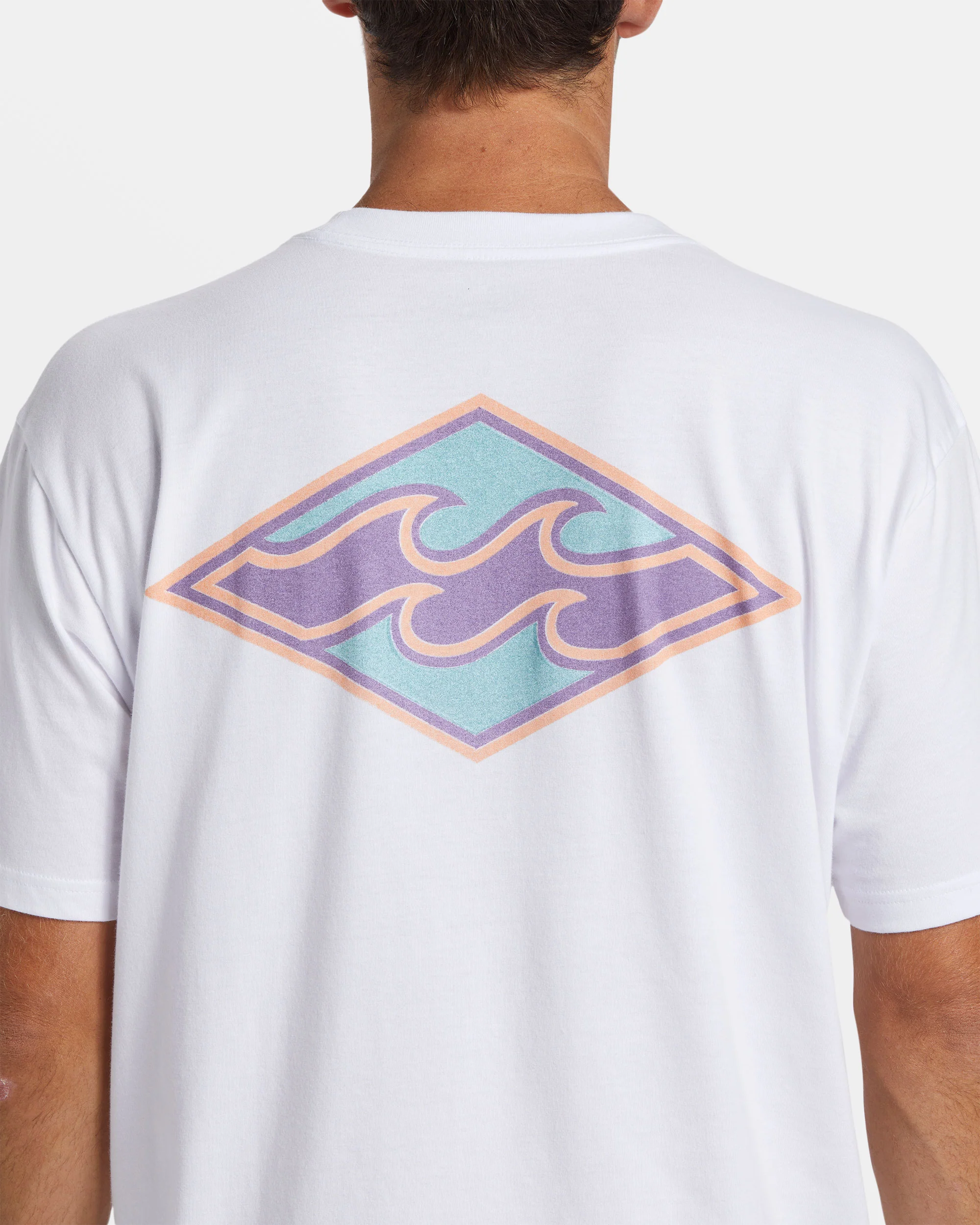 Billabong Crayon Wave T-Shirt - White -Biliabong Outlet