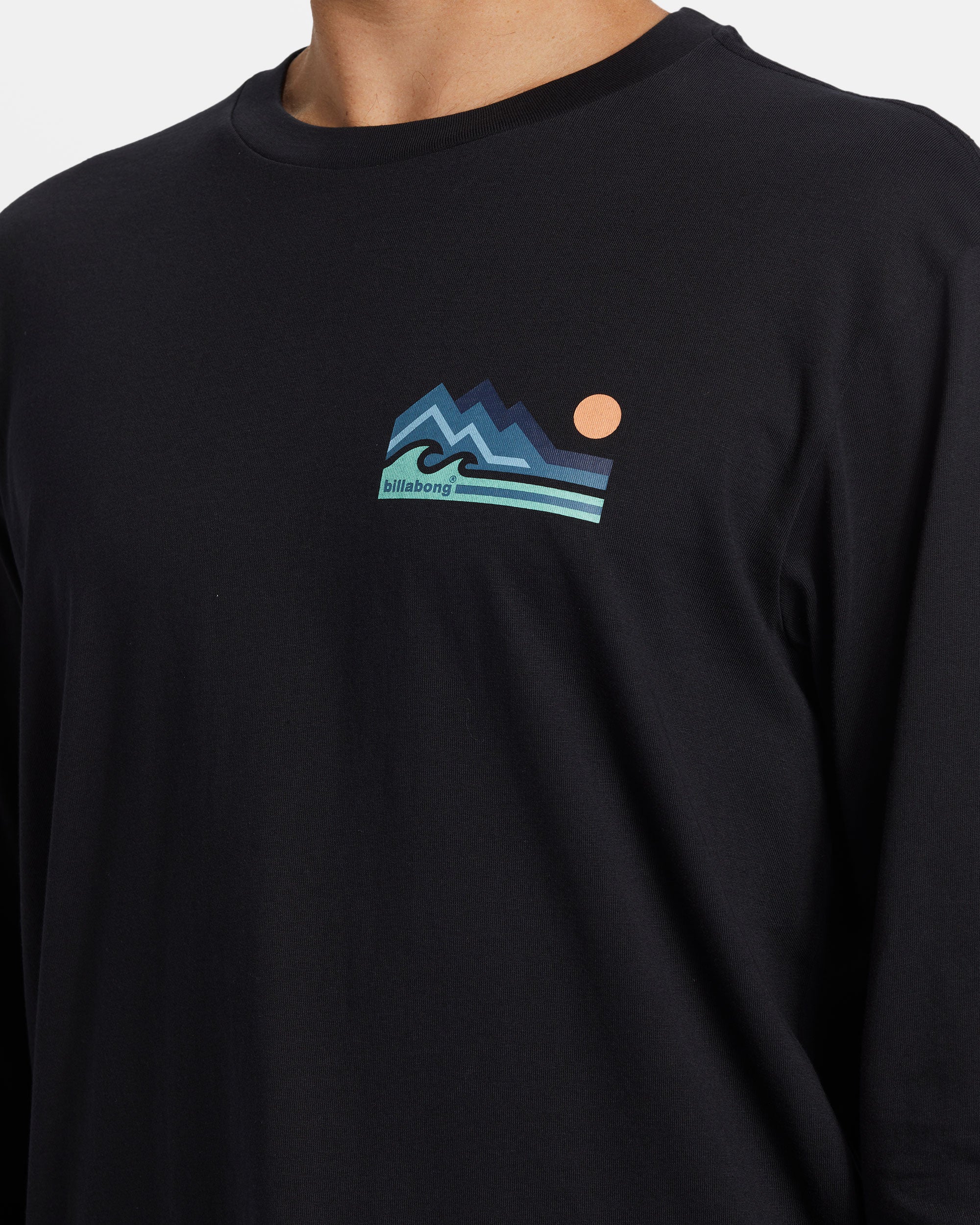 Billabong Range Long Sleeve T-shirt - Black -Biliabong Outlet