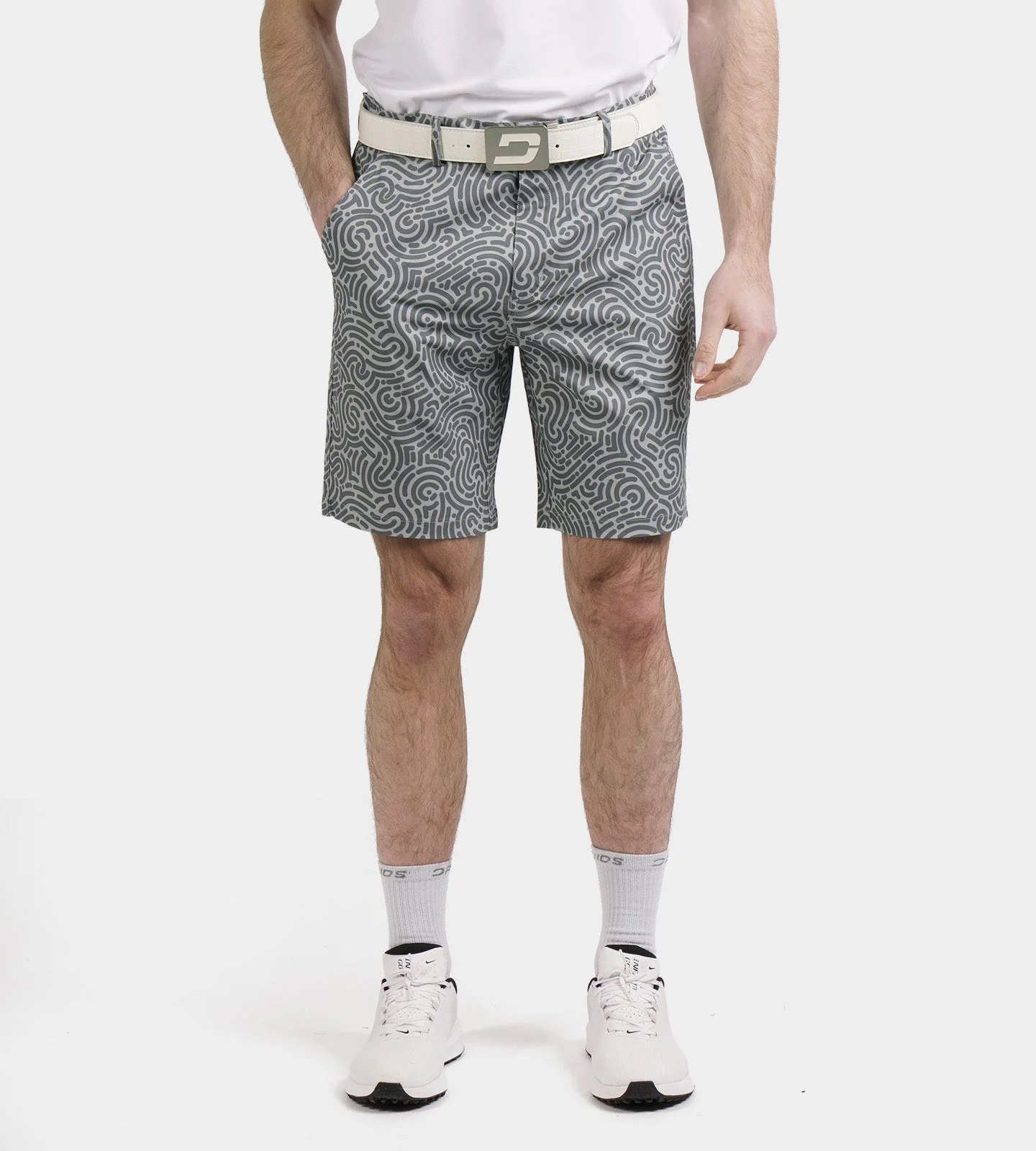 HERITAGE JUMBLE SHORTS - GREY