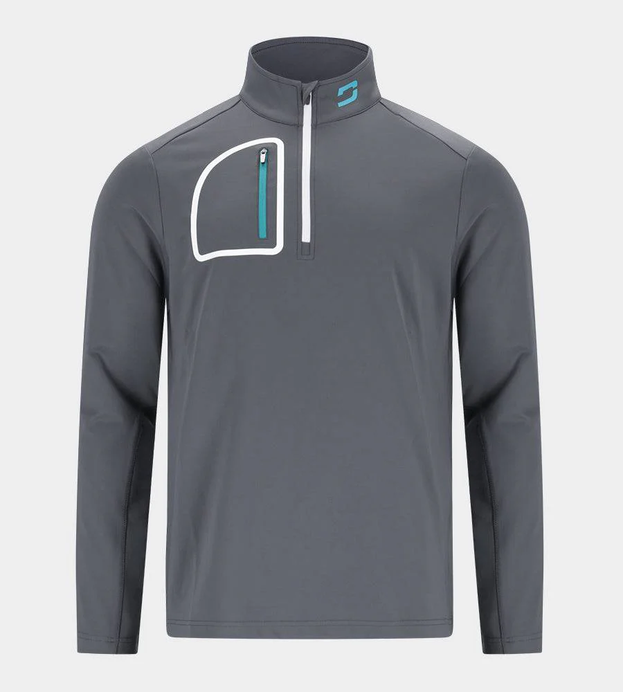 NAUTICAL MIDLAYER - CHARCOAL