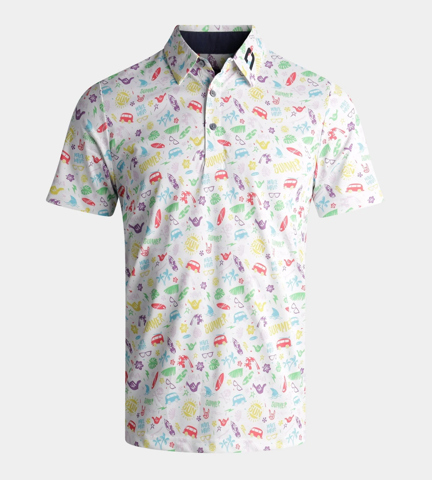 SUMMER BEACH POLO - WHITE
