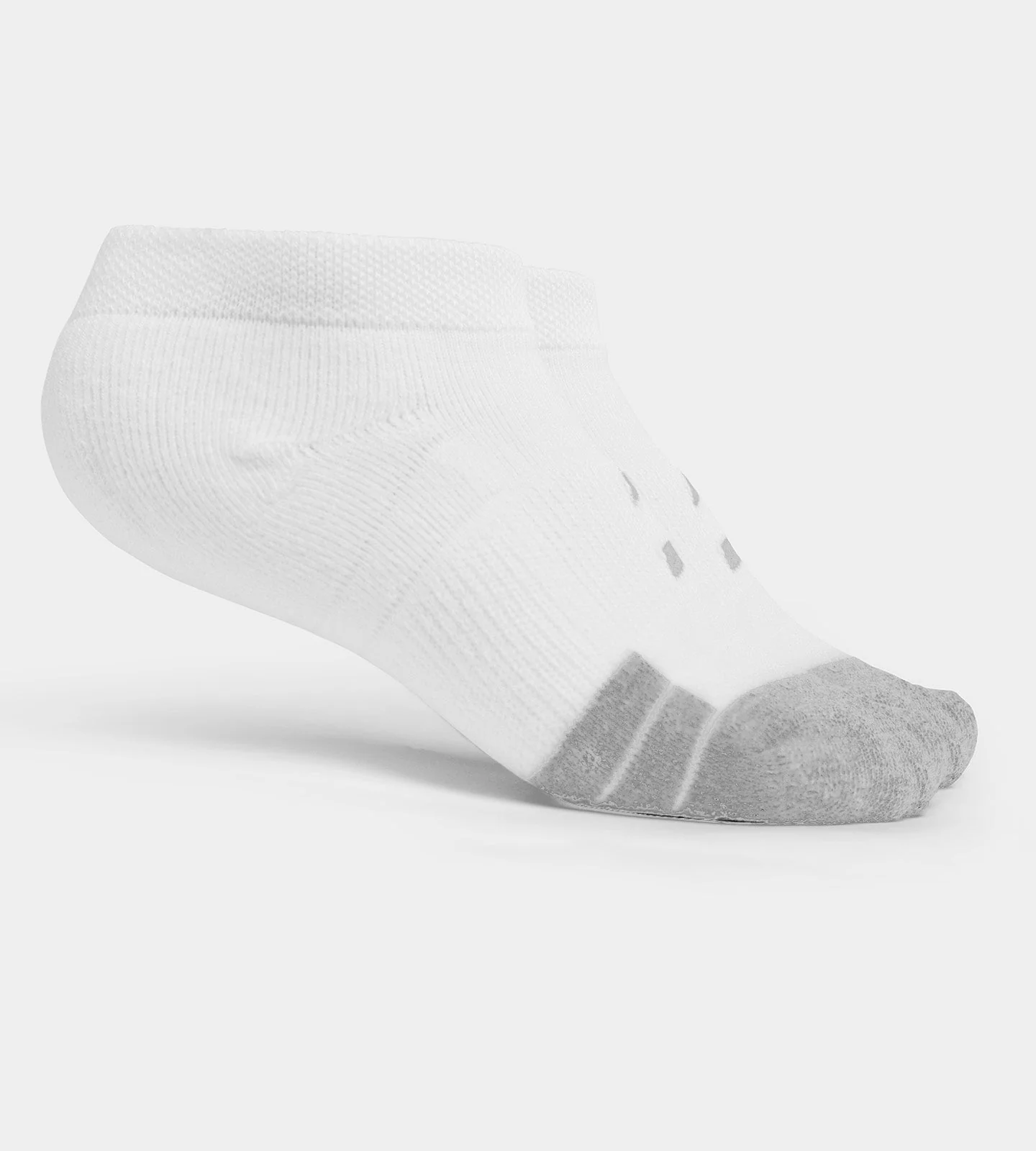 LADIES TOUR ANKLE SOCKS - WHITE/GREY