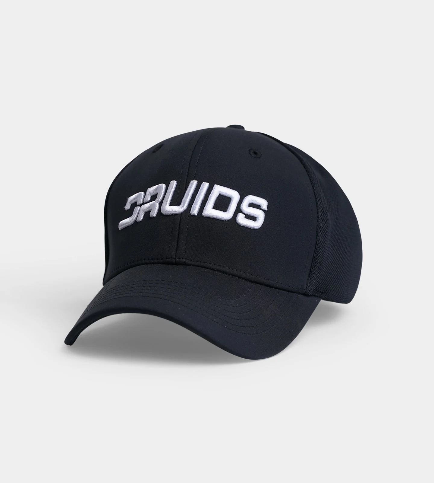DRUIDS FITTED TRUCKER CAP - BLACK