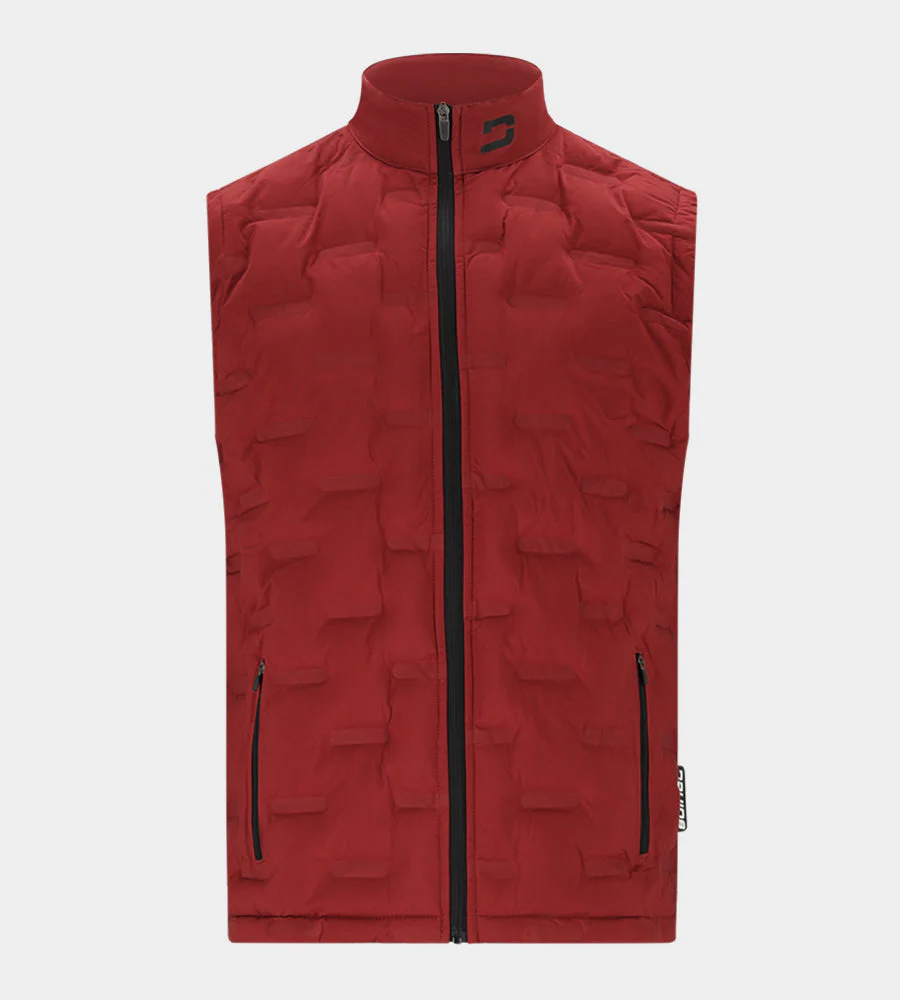 MEMBERS GILET - BURGUNDY