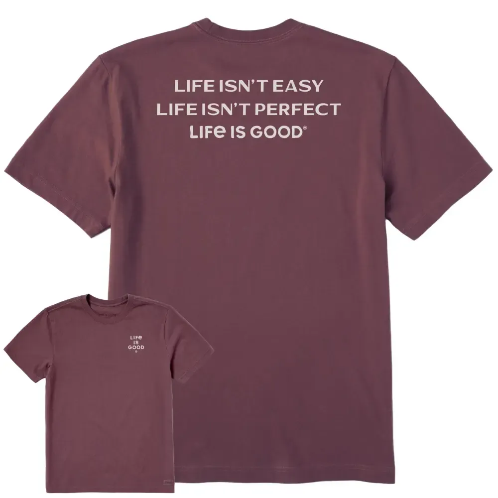 Men's Bert's Life isn't Easy Short Sleeve Crusher Tee