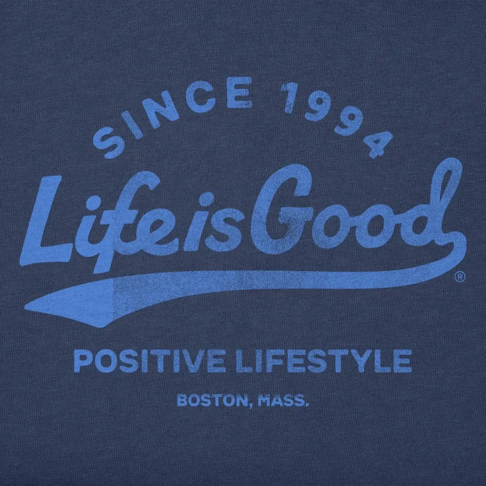 Women's Positive Ballyard Script Short Sleeve Crusher-LITE Tee