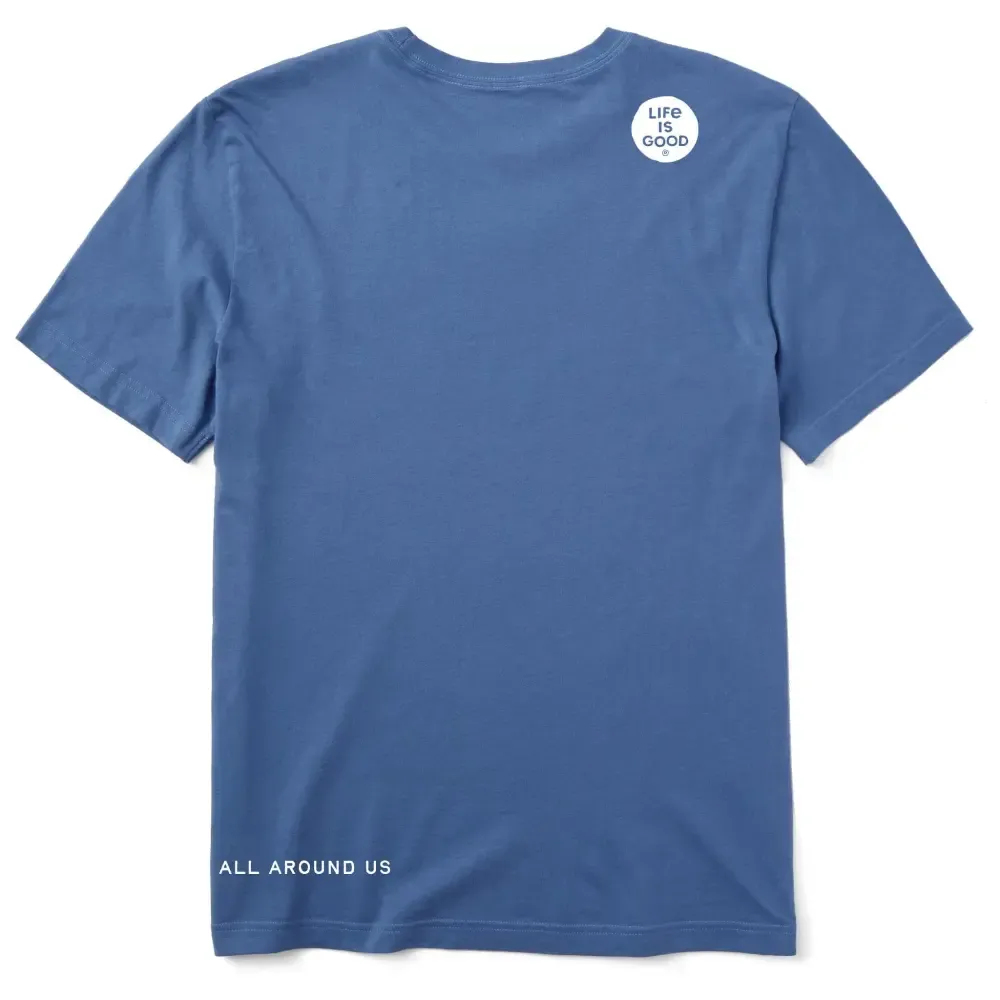 Men's Keys to Happiness Wrap Short Sleeve Crusher Tee